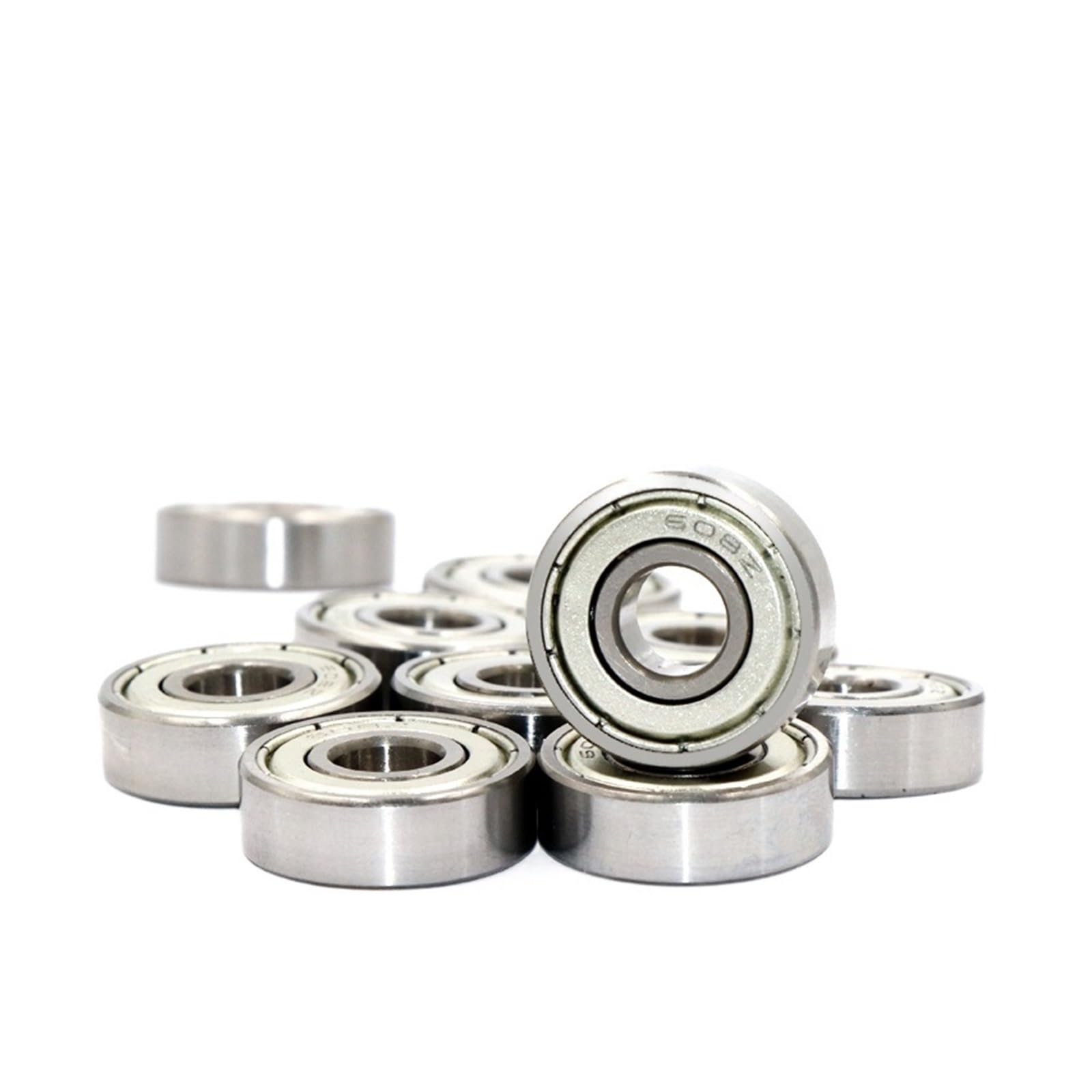 VSPPJYFG Bimetal Seal Shield Micro deep Groove Bearing 10pcs 608ZZ 8x22x7mm Minitype Ball Bearing