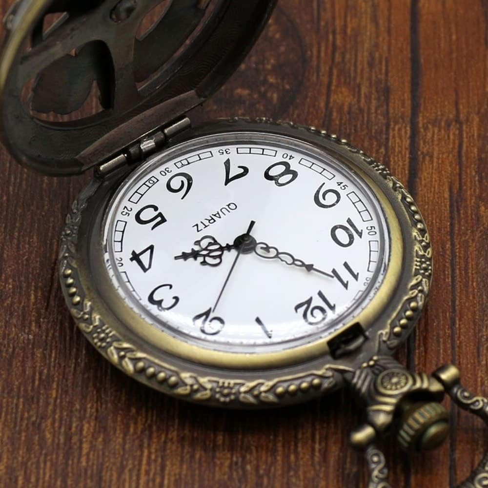 Yemengard Sword Art Online Bronze Vintage Quartz Pocket Watch Anime Jewelry : Sports & Outdoors