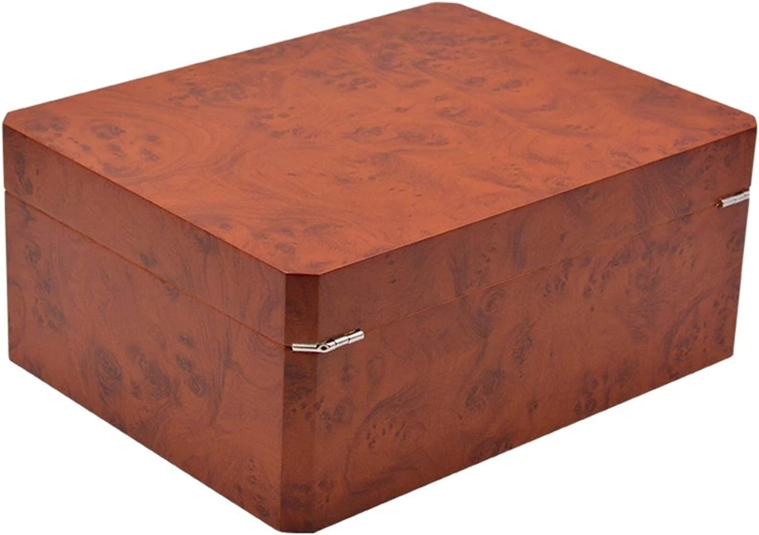 Cigar Storage Box Cigar Humidor Portable Humidor Humidifier Hygrometer Cigar Humidor Humidors (Color : Brown Size : 30x23x12.5cm) (Brown 30x23x12.5cm)