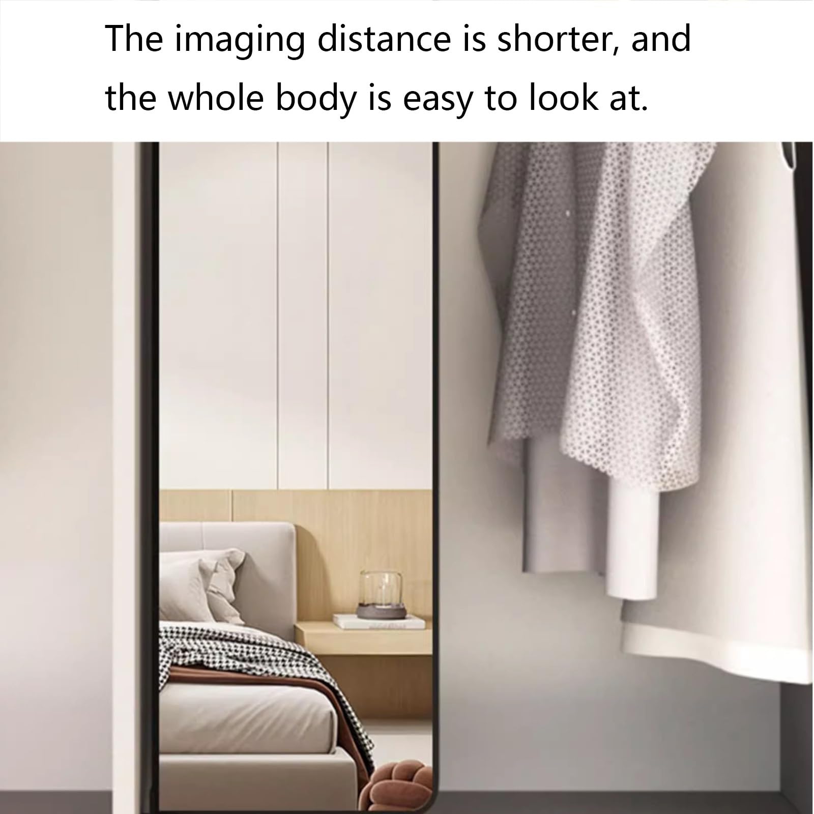 Armoire à miroir coulissant sur toute la longueur - Design pliable et rotatif - Finition noire élégante - 120 x 30 cm - Solution compacte pour les intérieurs modernes