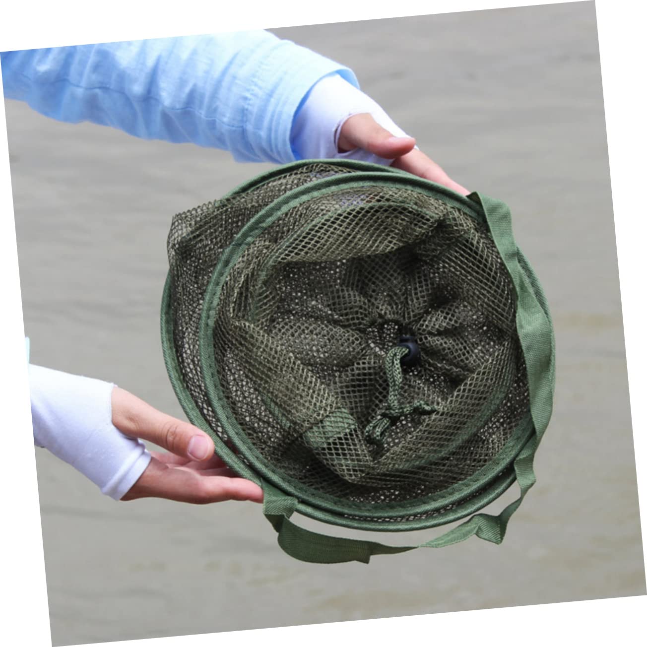 ibasenice Gabbia Per Pesci Fishing Net Reti Per Cesti Per Pesci Pieghevole Presa Netto Guadini Per La Pesca Trappola Per Reti Da Pesca Rete Di Trappole Per La Pesca Green