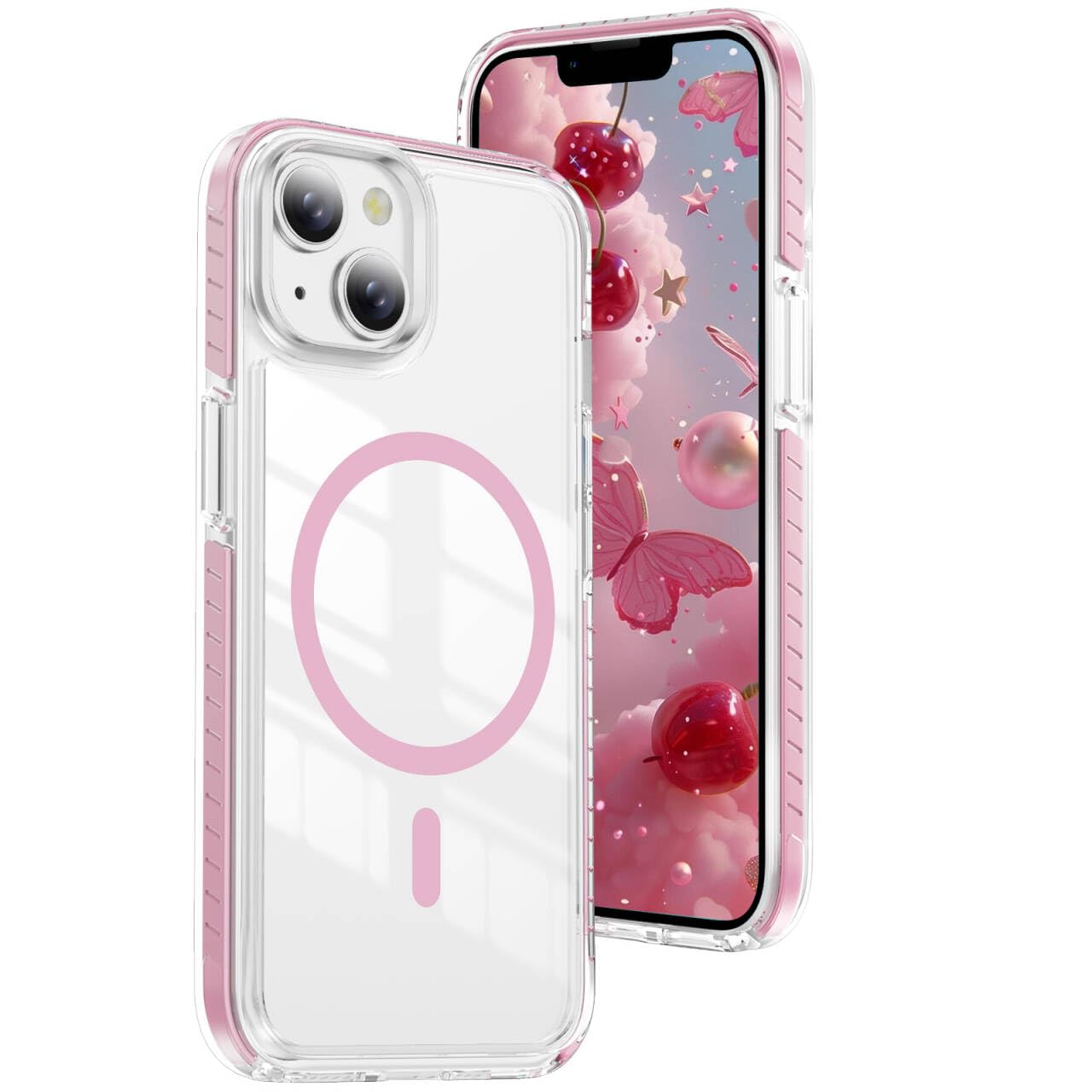 Coque compatible MagSafe iPhone 12 antichoc transparente anti-jaunissement - 8