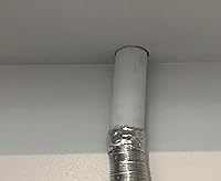 Vista 4 de Cinta adhesiva profesional de aluminio de 4 pulgadas x 65 pies de grosor de 4.0 mil/0.004 in, cinta adhesiva profesional para reparaciones