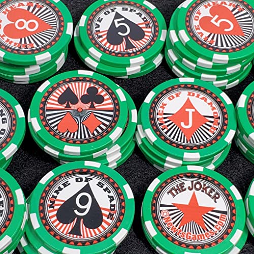 Set de Naipes Poker con Fichas Estilo Casino miniatura 3