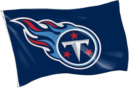 Miniatura 52 de Team Sports America NFL Buffalo Bills - Bandera duradera de 3 x 5 para exteriores con ojales, bandera y pancarta resistentes para jardín al aire