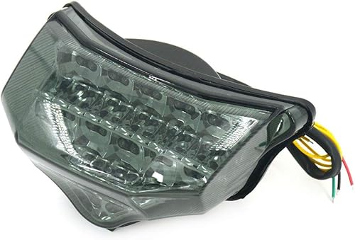 Vista 3 de MZS LED luz trasera para Ducati Honda Suzuki Kawasaki Triumph Yamaha