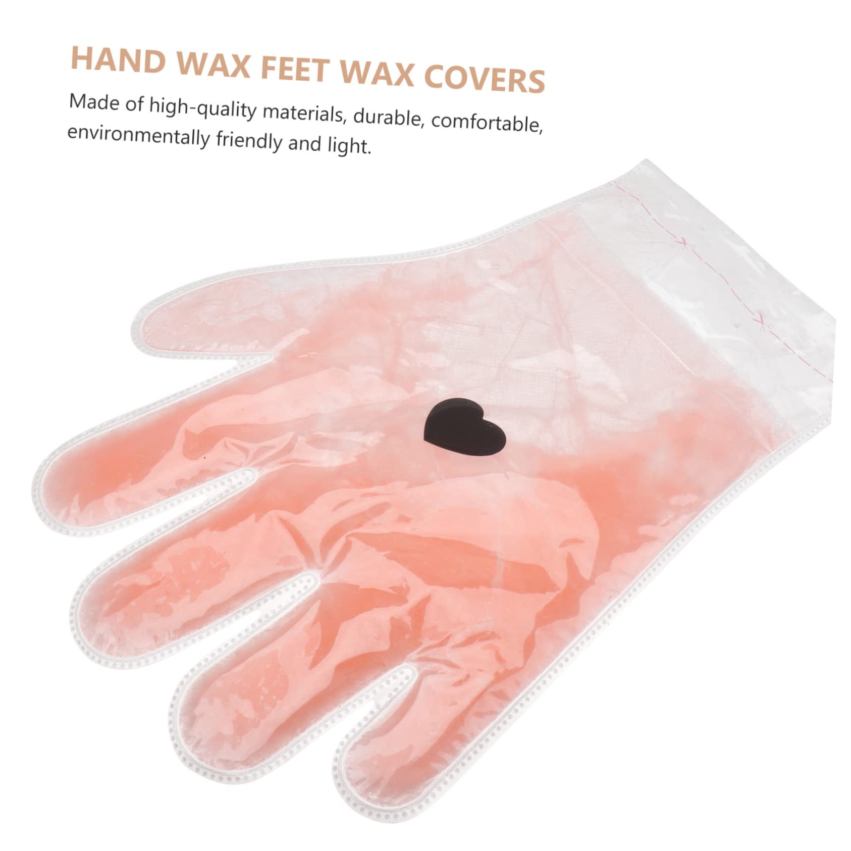 MUSISALY 2 Pairs Hand Foot Wax Therapy Covers Paraffin Mitts for Hand Foot Care Reusable Paraffin Wax Mitts