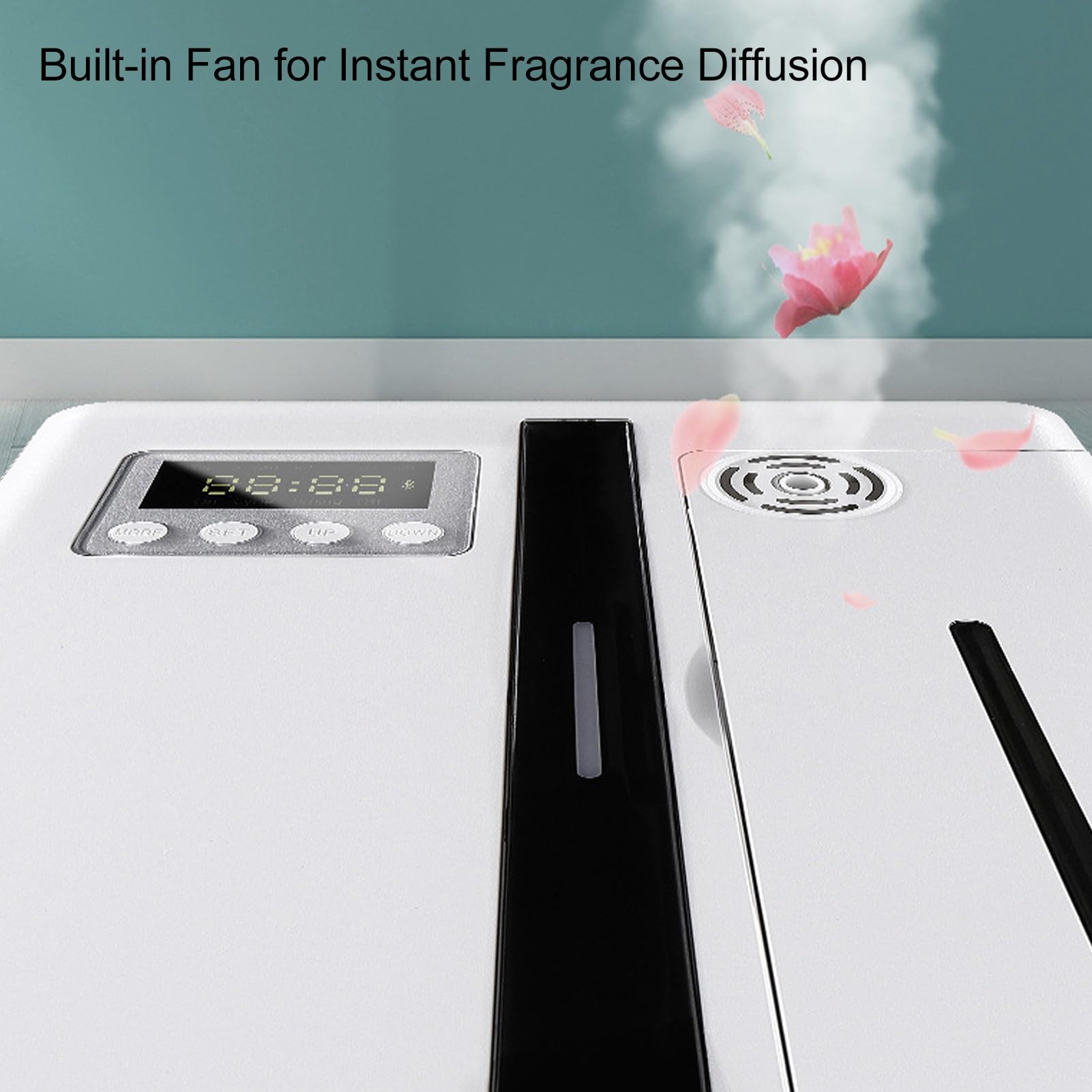 MUMQAQ Machine à air parfumée Bluetooth améliorée, diffuseur d'huiles