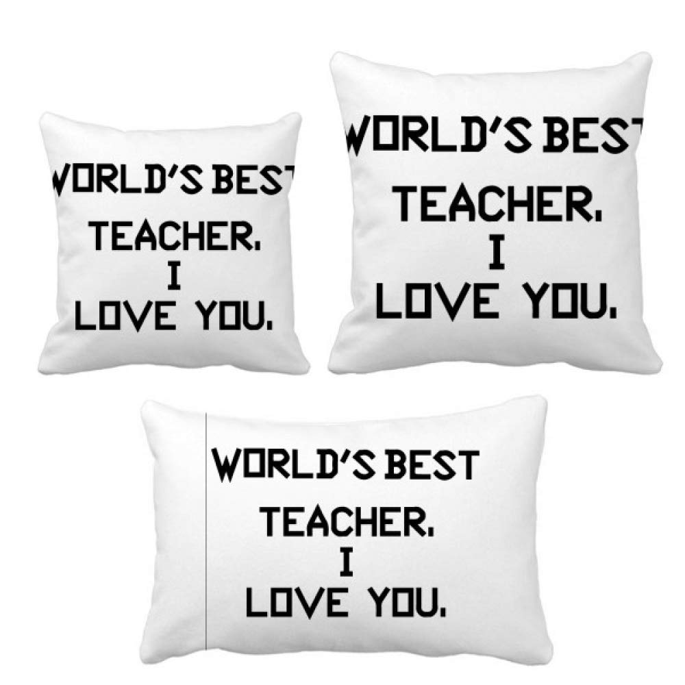 Coussin I Love You World Best Deskmate pour exprimer votre amour au bureau