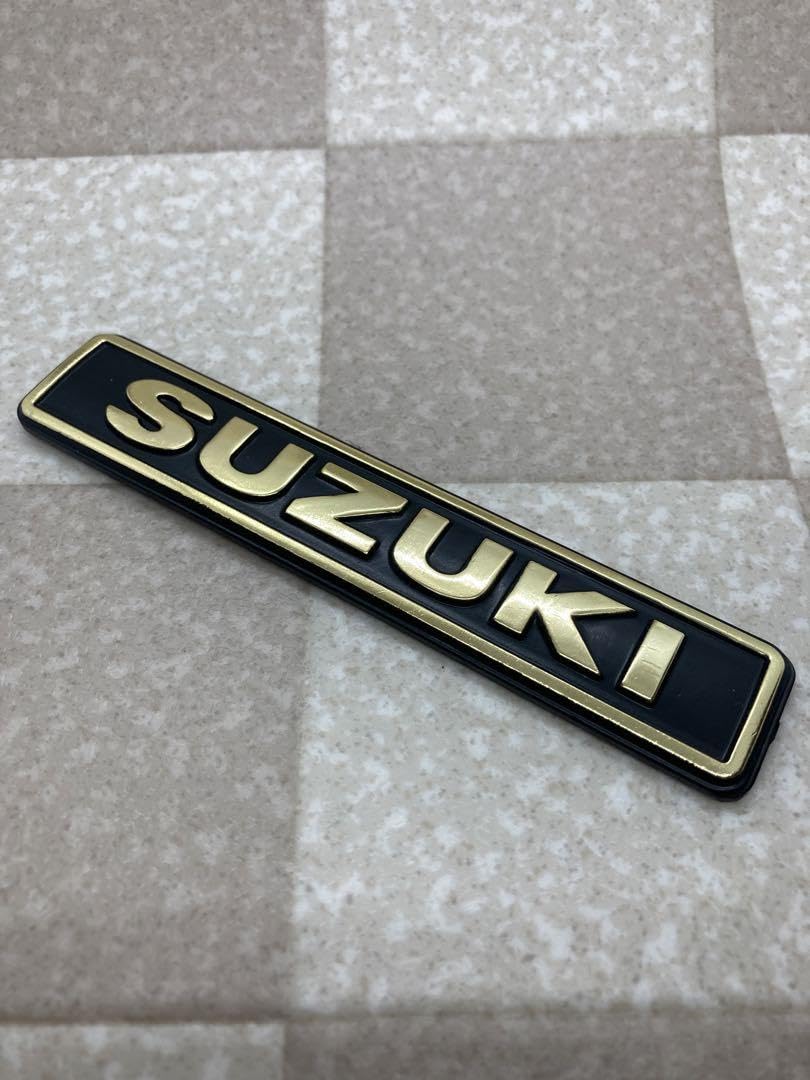 Amazon.co.jp: Suzuki GS400 アルミステムエンブレム ゴールド gsx400e 