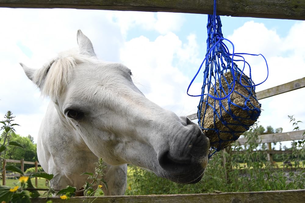 Equilibrium Products Munch Net For Vitamunch - Slow Feed Hay Net For Horses, Blue - View #5