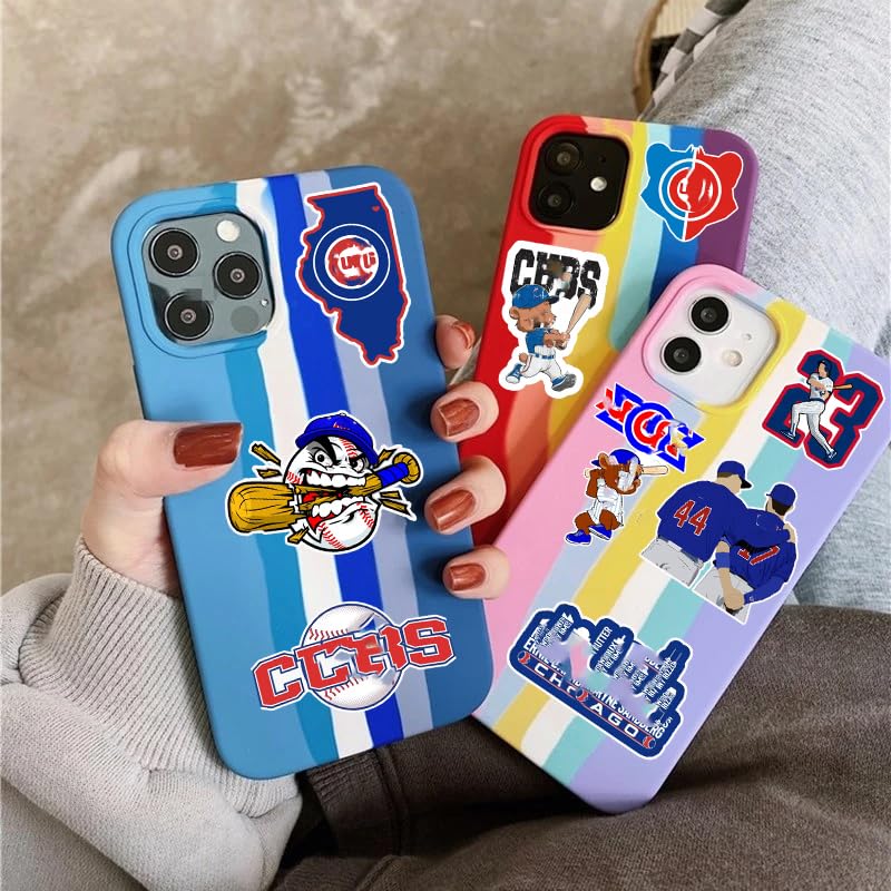 Image of 50 PCS American Sport Team Stickers Pack for Water Bottle, Laptop, Bicycle, Computer, Motorcycle, Travel Case, Car Decal Decoration Sticker