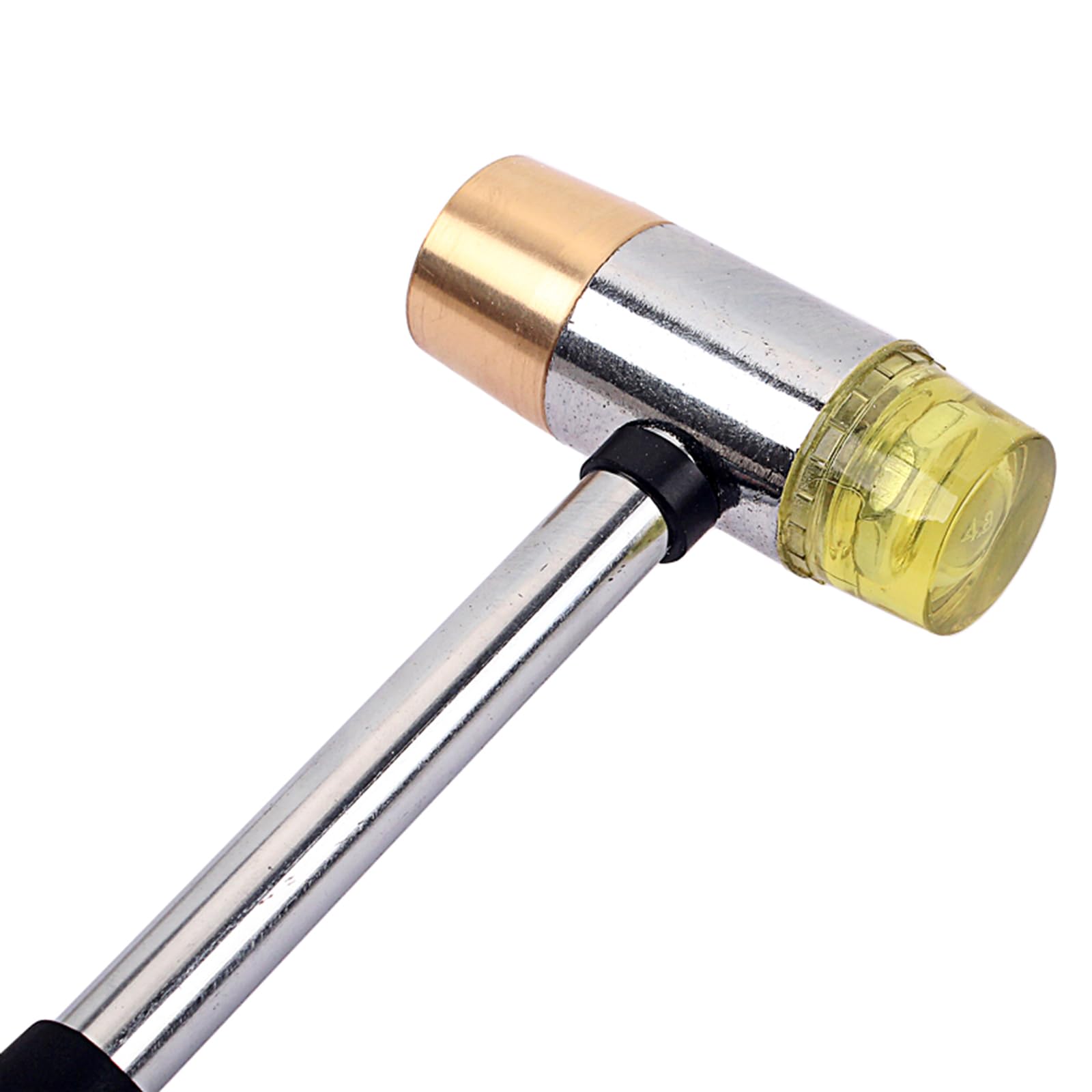 Marteau En Plastique Pour Guitare – Tête Laiton Et Tête Plastique UHMW – Outil Pour Poser Les Frettes Sur Guitare, Basse, Ukulélé - 2