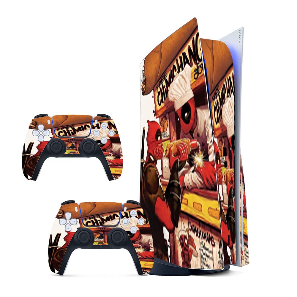 GADGETS WRAP Printed Vinyl Skin Sticker Decal for Sony PS5 PlayStation 5 Disc Edition Console & 2 Controller (Skin Only, Console & Controller not Included.) - Deadpool Snacks Multicolor (B0BW3QJVBL) Amazon Price History, Amazon Price Tracker