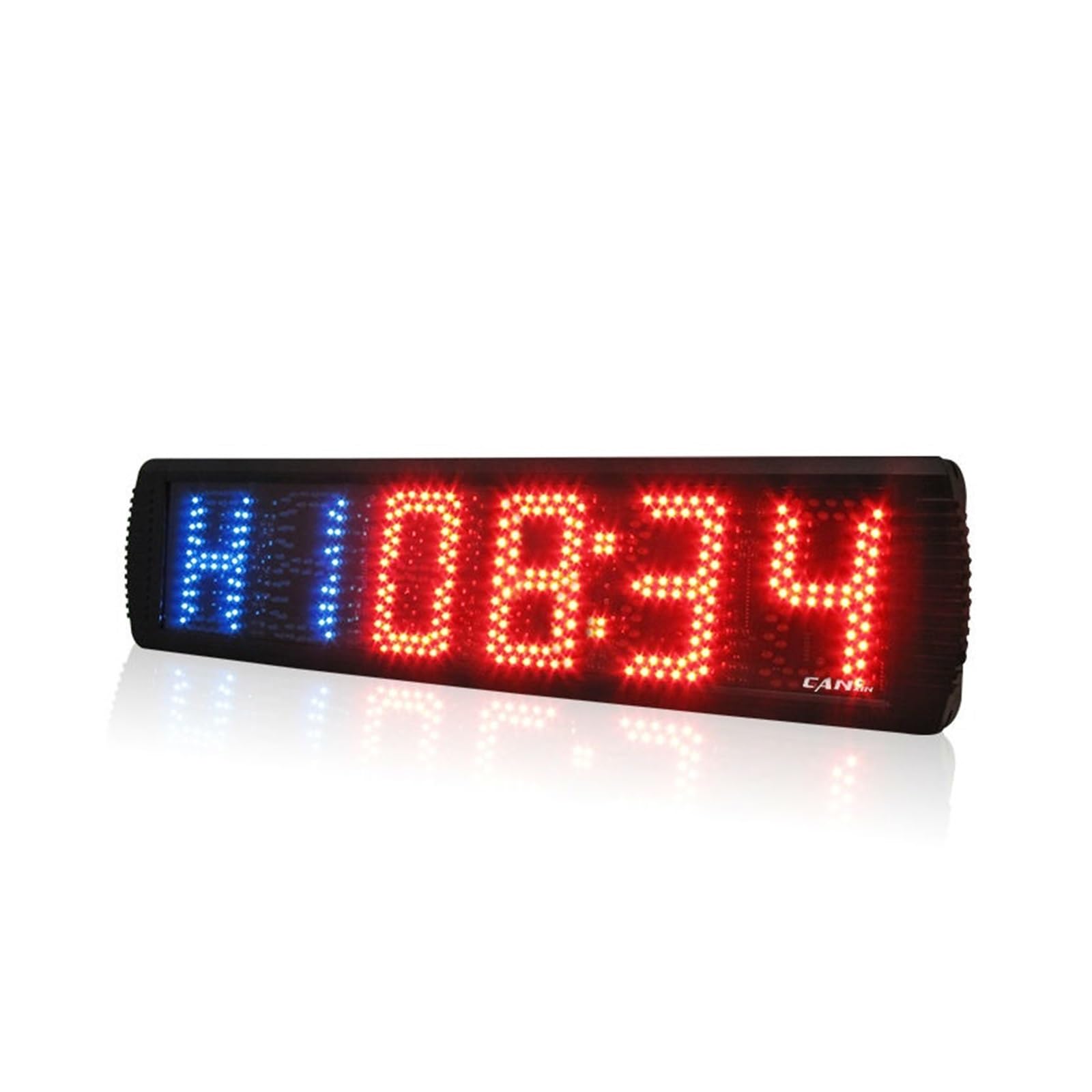 Minuterie de Salle de Sport, 5 "minuterie de Boxe entraînement Interne chronomètre de Gymnastique Horloge Murale LED télécommande de Remise en Forme