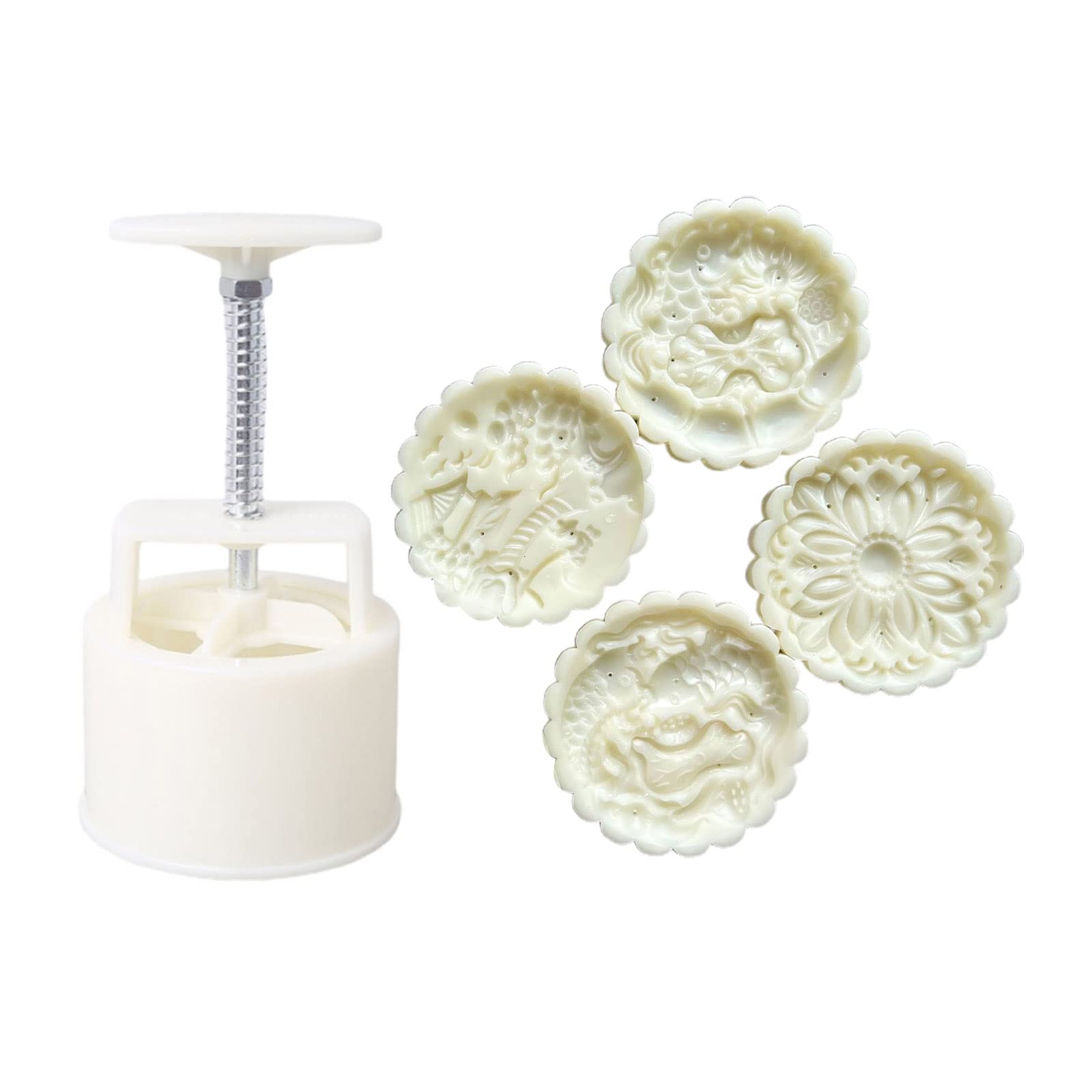 Kalttoy 150G /200G Mooncake Mold Pastry Moulds Mooncake Stamps Hand Pressure Gadgets