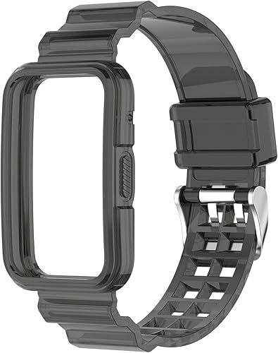 Miniatura 5 de Paquete de 3 correas compatibles con Huawei FitFit NewFit 2 con funda, correa resistente a prueba de golpes para Huawei Watch Fit 2, funda