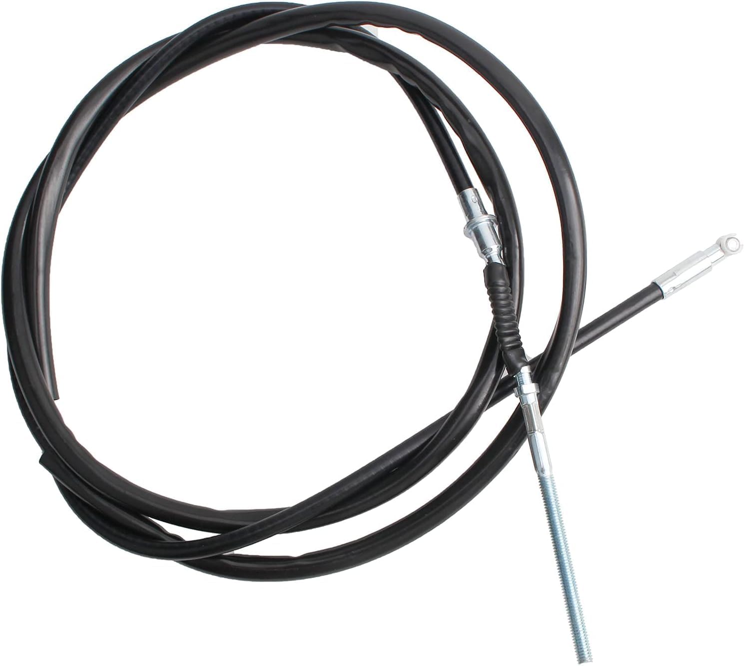 Motorcycle Brake Line, Black Rubber Coated Brake Hose, Motorcycle Brake Clutch, Flexible Hose Brake Line for Honda Rancher 350 TRX350TE 2000-2006 Rear by Race-Driven (Black)