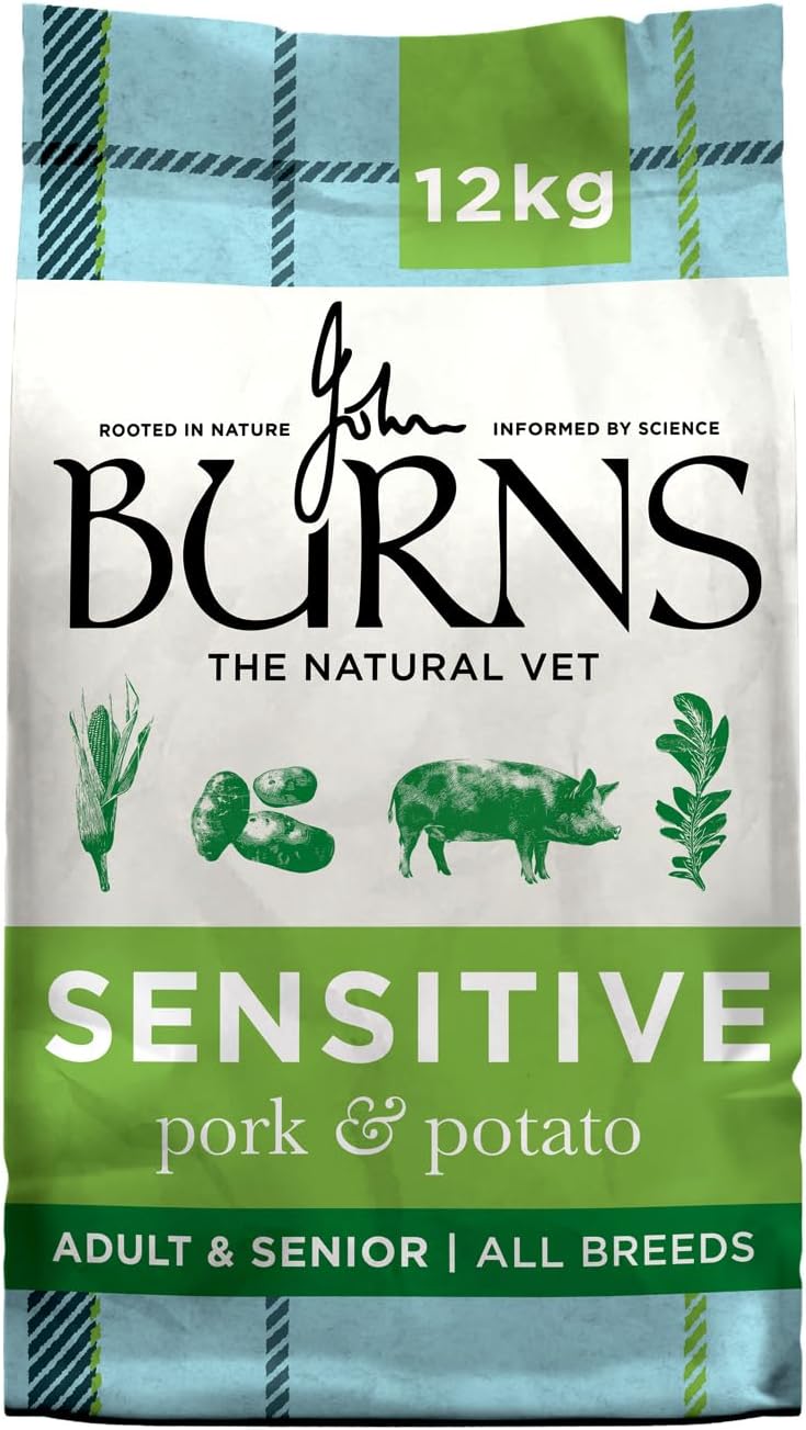 Sensitive โ Dry Dog Food โ Adult & Senior โ Pork & Potato 12kg โ Complete Food - Made with Natural Ingredients - Hypoallergenic - Novel Protein