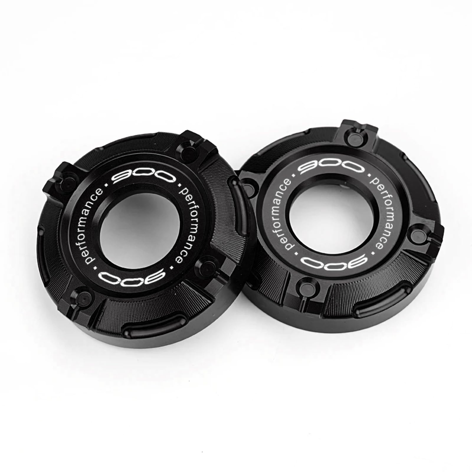 Pour Z900 Z900RS Z900SE Z 900 RS SE 2017-2025 Bouchon d'amortisseur avant pour moto Couvre-colonne à trois étoiles Accessoires (Noir)