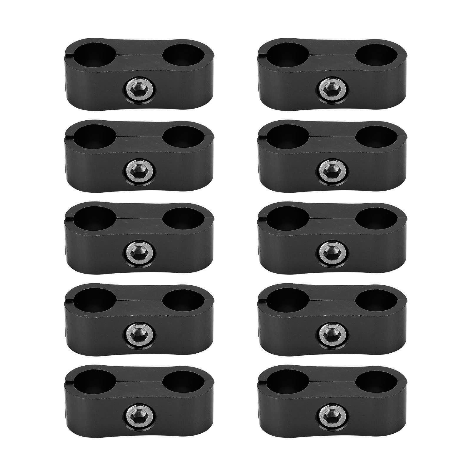 Colliers De Serrage à Ressort 5 Mm - Lot De 18, Manganèse 65, Noir - Pour Tuyaux Silicone, Essence, Eau, Air