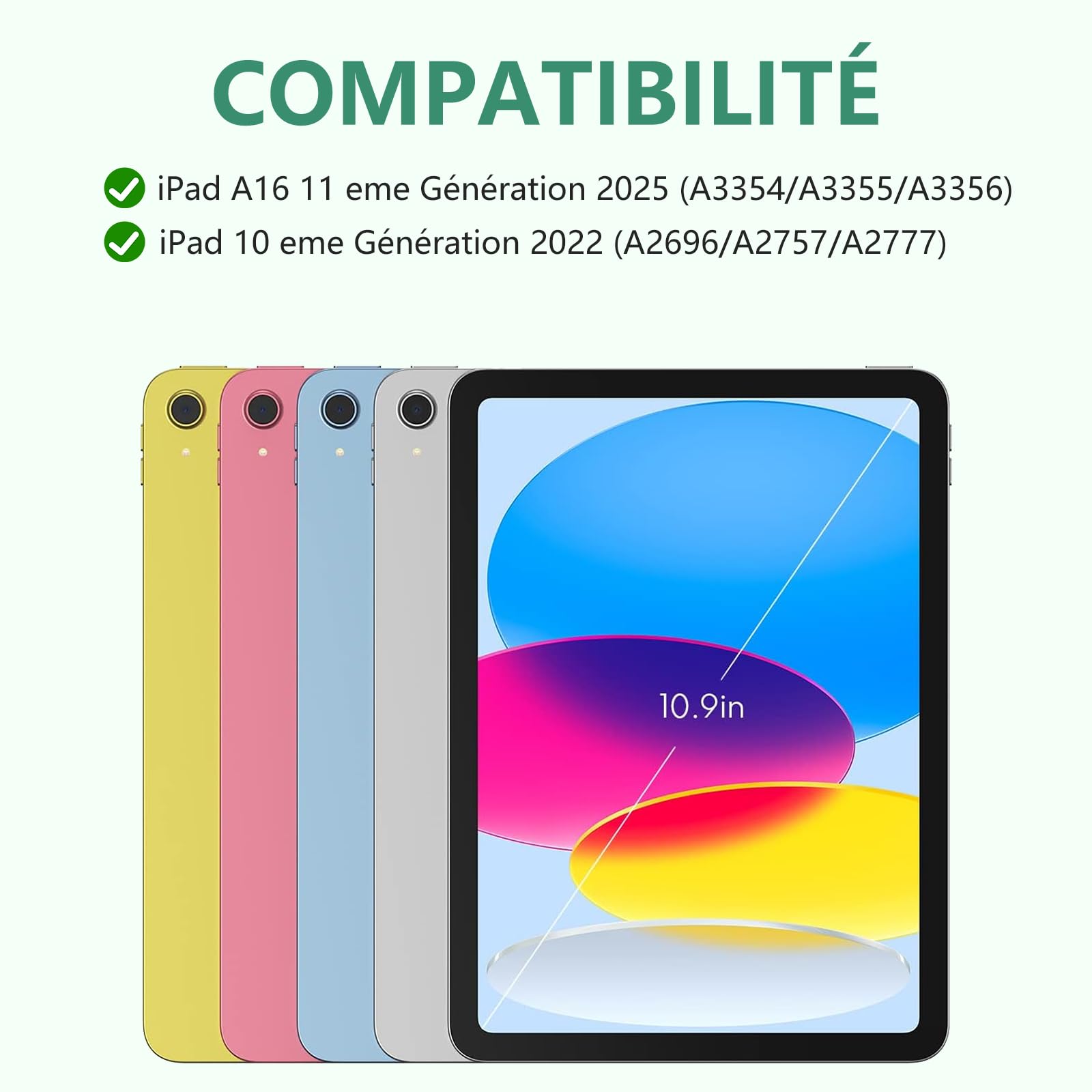 Clavier avec Touchpad pour iPad A16 11eme Generation/10eme Generation 10.9"