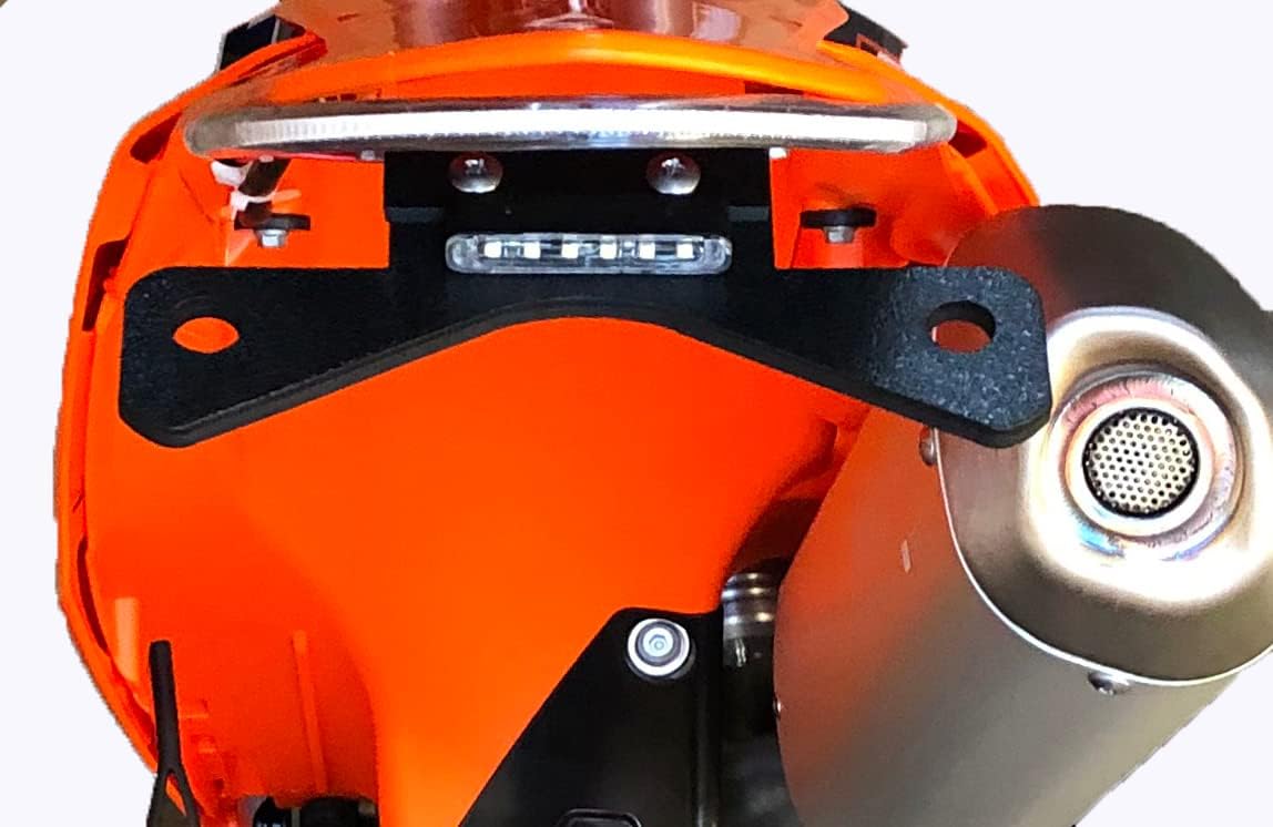 SMOKED Integrated STD Fender Eliminator Light Bar Kit Tail Tidy to Fit: KTM 500 EXC-F 2021-2023