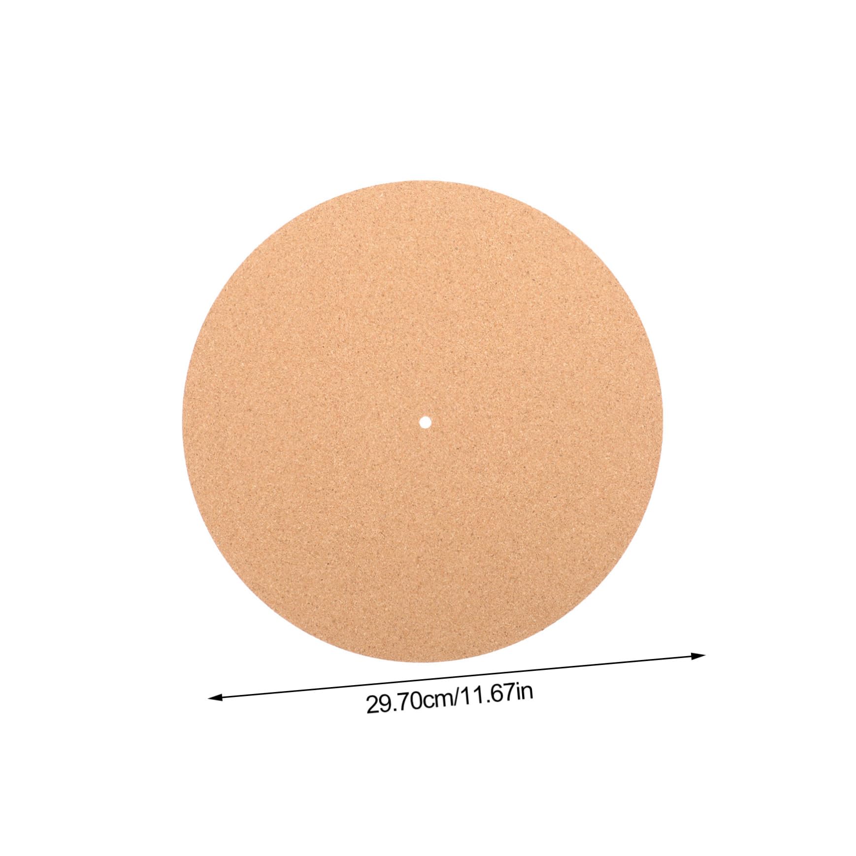 ERINGOGO Cork Turntable Mat Professional Slipmat for Record Players Vibration Reducing Design Fits Turntables Smooth Sound Damping Replacement for Vinyl Records