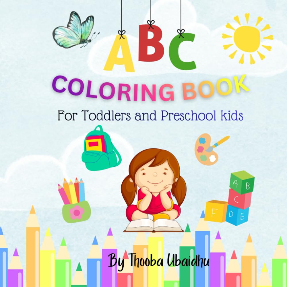 ABC COLORING BOOK: For Toddlers and Preschool Kids