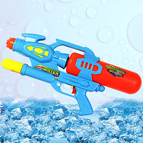 fightingeveryone1O Pistola de Agua de Largo Alcance para niños Fiesta y Agua al Aire Libre Actividad de diversión y Adultos Blaster 6-8m Alcance y 500CC Capacidad de Humedad súper Grande
