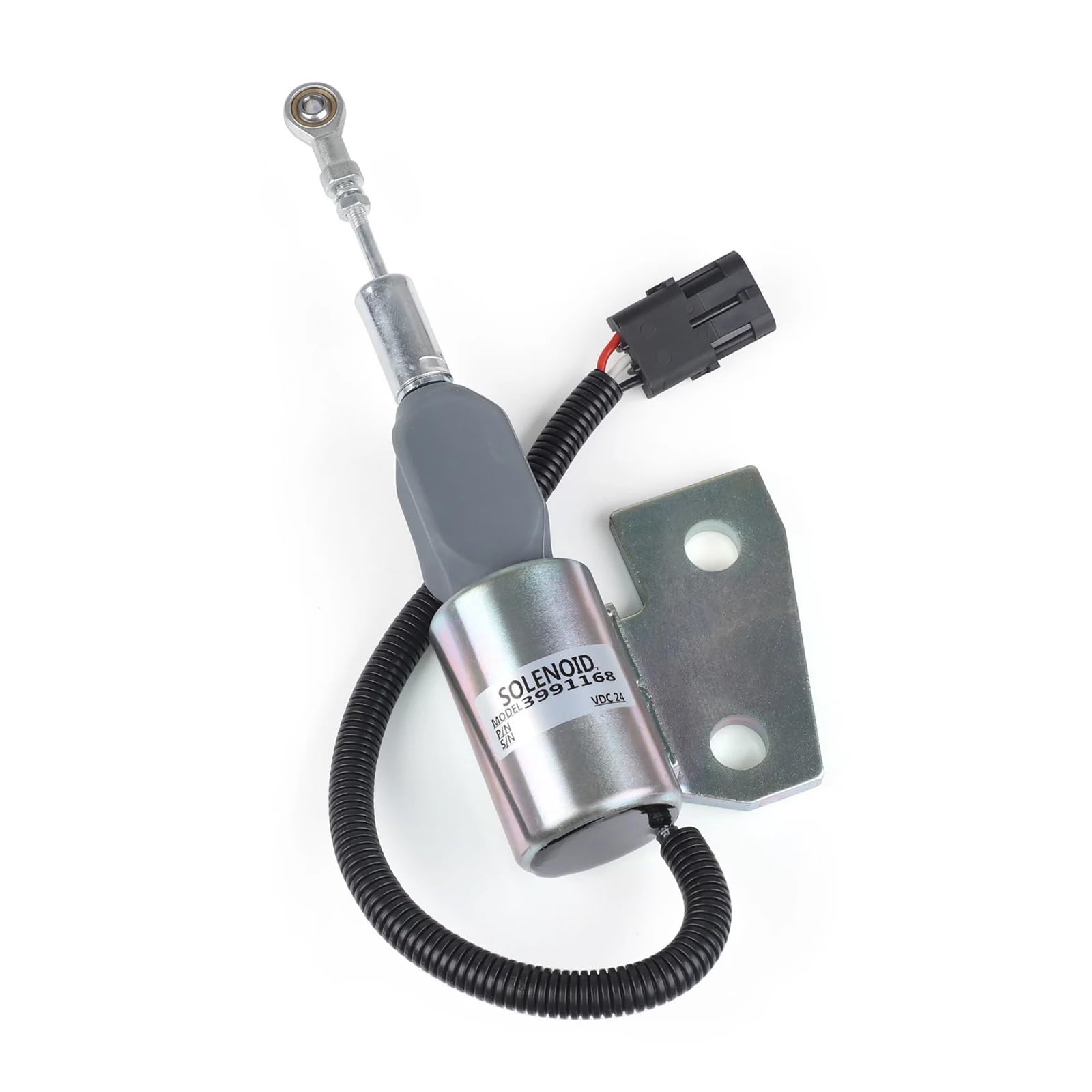Hdrtcbu One Color Solenoid Valve For Cummins 4Bt, 6Bt5.9 Excavator Shut Off Solenoid Fuel Stop Solenoid