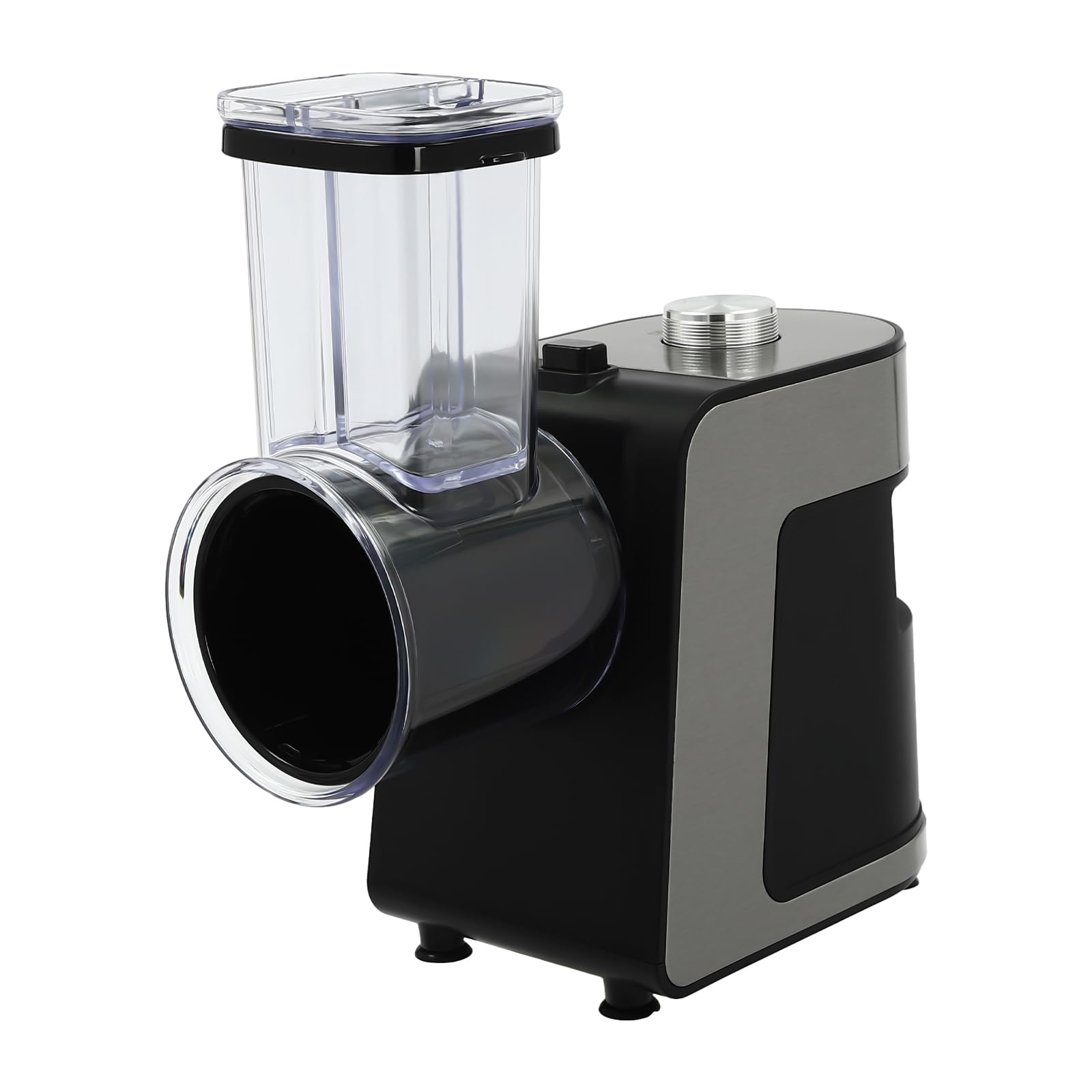 Cortador eléctrico de verduras de 1000 W, rallador de verduras de acero inoxidable, cortador de patatas con 10 cuchillas Rallador eléctrico para hogares, restaurantes, cafeterías, hoteles y tiendas de
