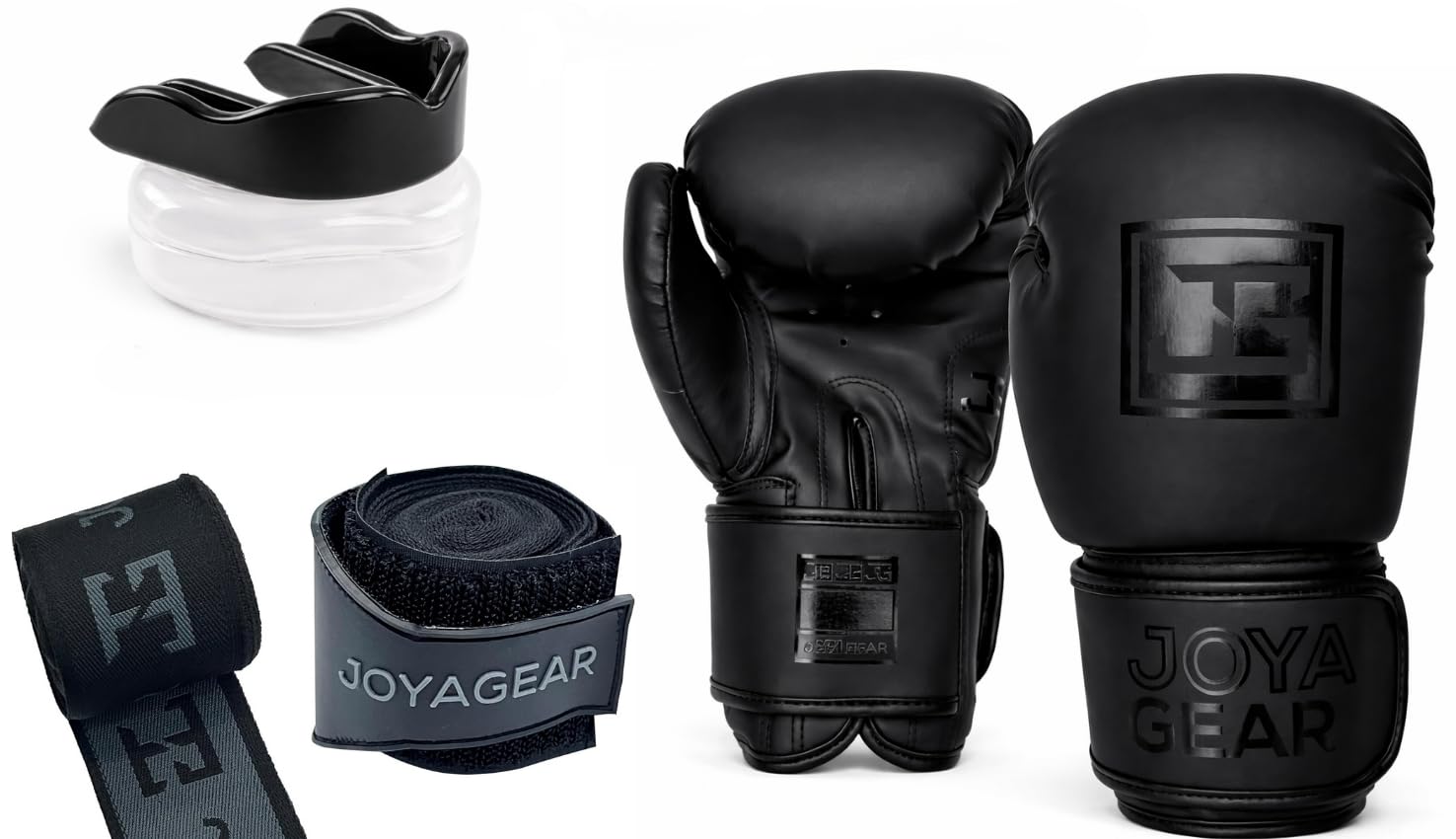 JOYA GEAR Kampfsport Bundle Boxhandschuhe, Bandagen & Zahnschutz– Maximale Performance & Schutz in einem Set