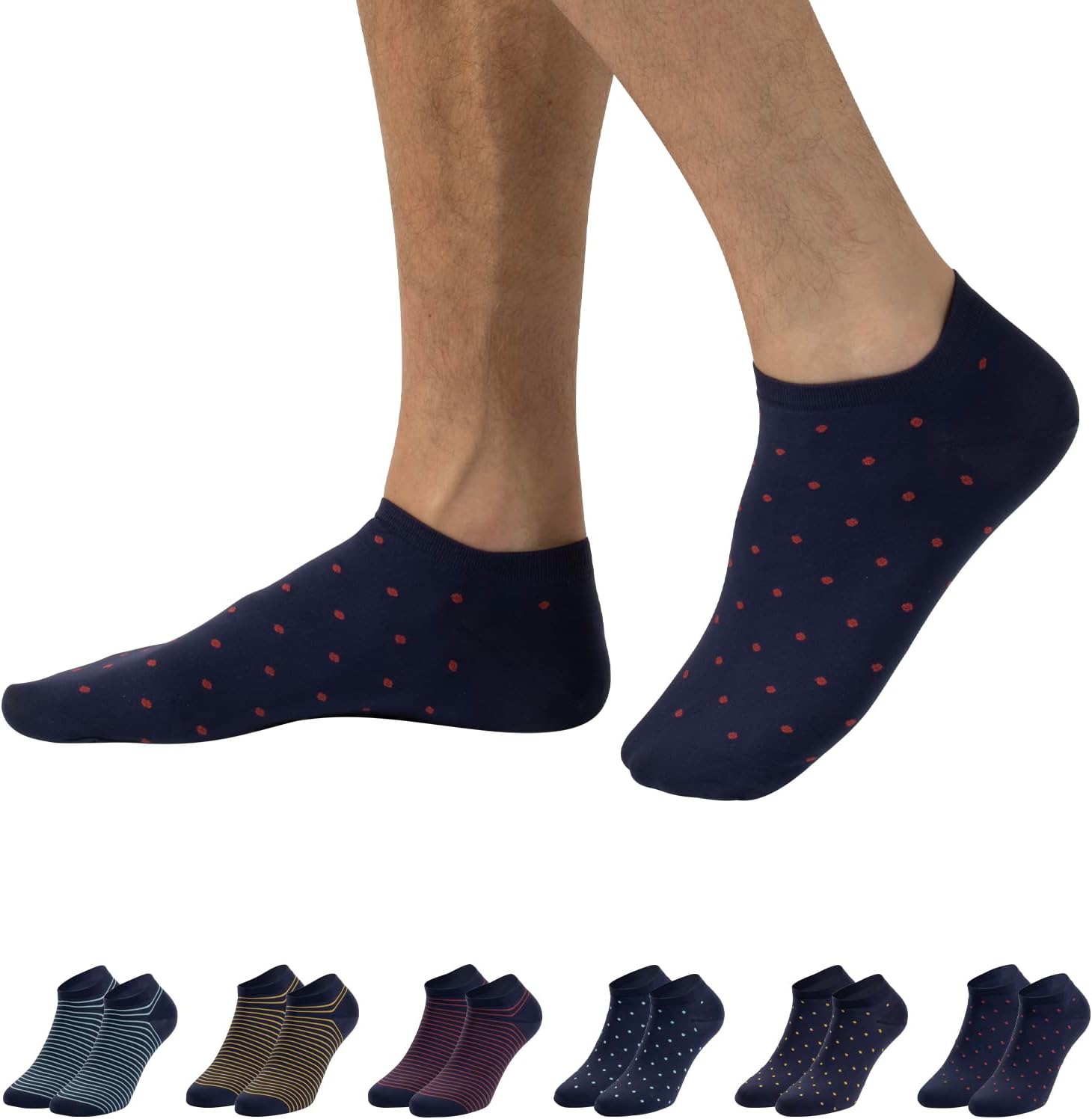 Calzini Caviglia Cotone 6 Paia Fjquamitix Calzini Alla Caviglia Per Bambini - 6 Paia In Cotone, Traspiranti E Comodi Calzini Rete Traspiranti - Foto 8