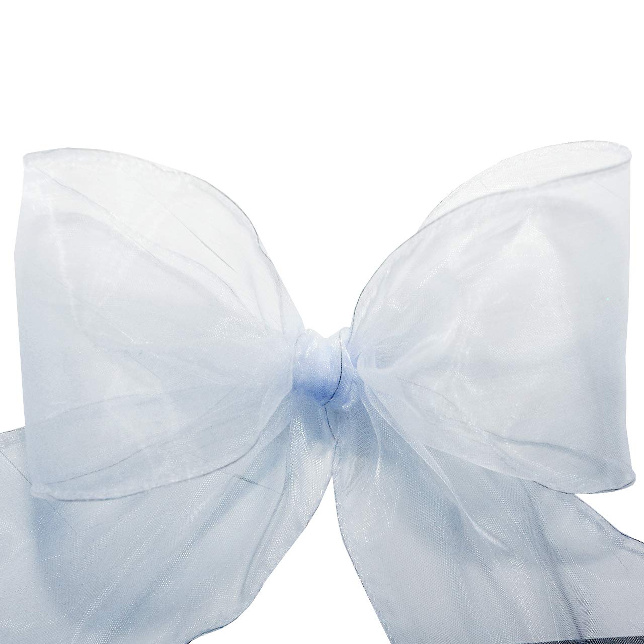 Morex Ribbon Wired 2-1/2-Inch Chiffon Ribbon with 20-Yard Spool, Light Blue, Lt. Blue, 2.5-In x 20-Yd - Image 3