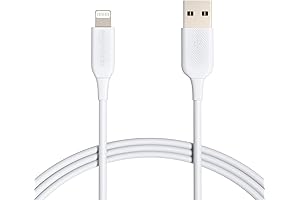 Amazon Basics 2-Pack iPhone Charger Cable, MFi Certified Lightning Cable for Fast...