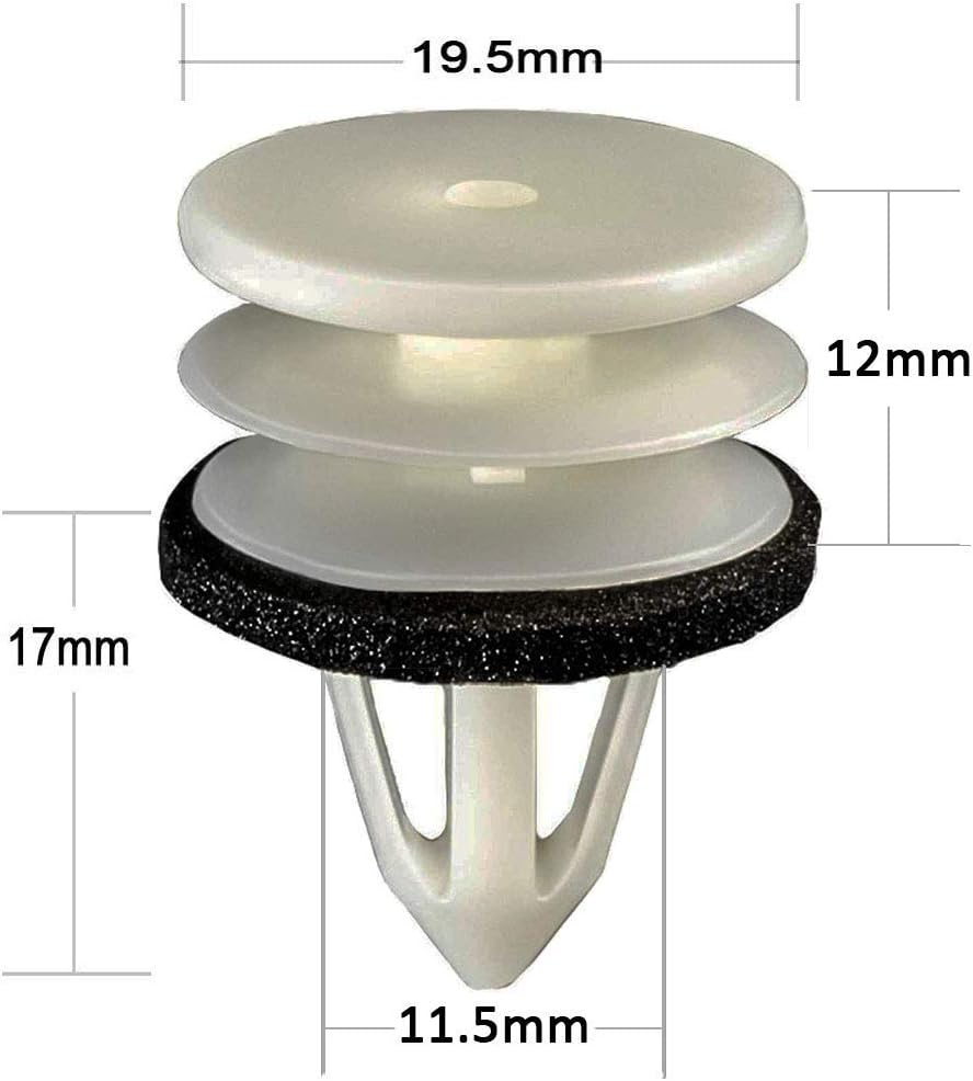 Kalanution 30 GM Door Panel Clips W/Sealer Hummer H2