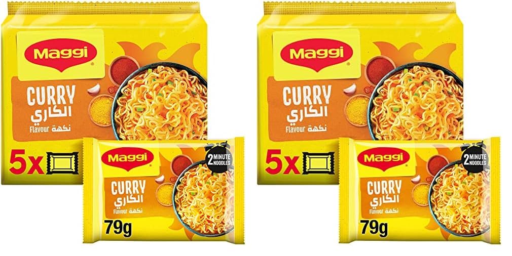 Maggi2 Minutes Curry Noodles 79g (Pack of 10)
