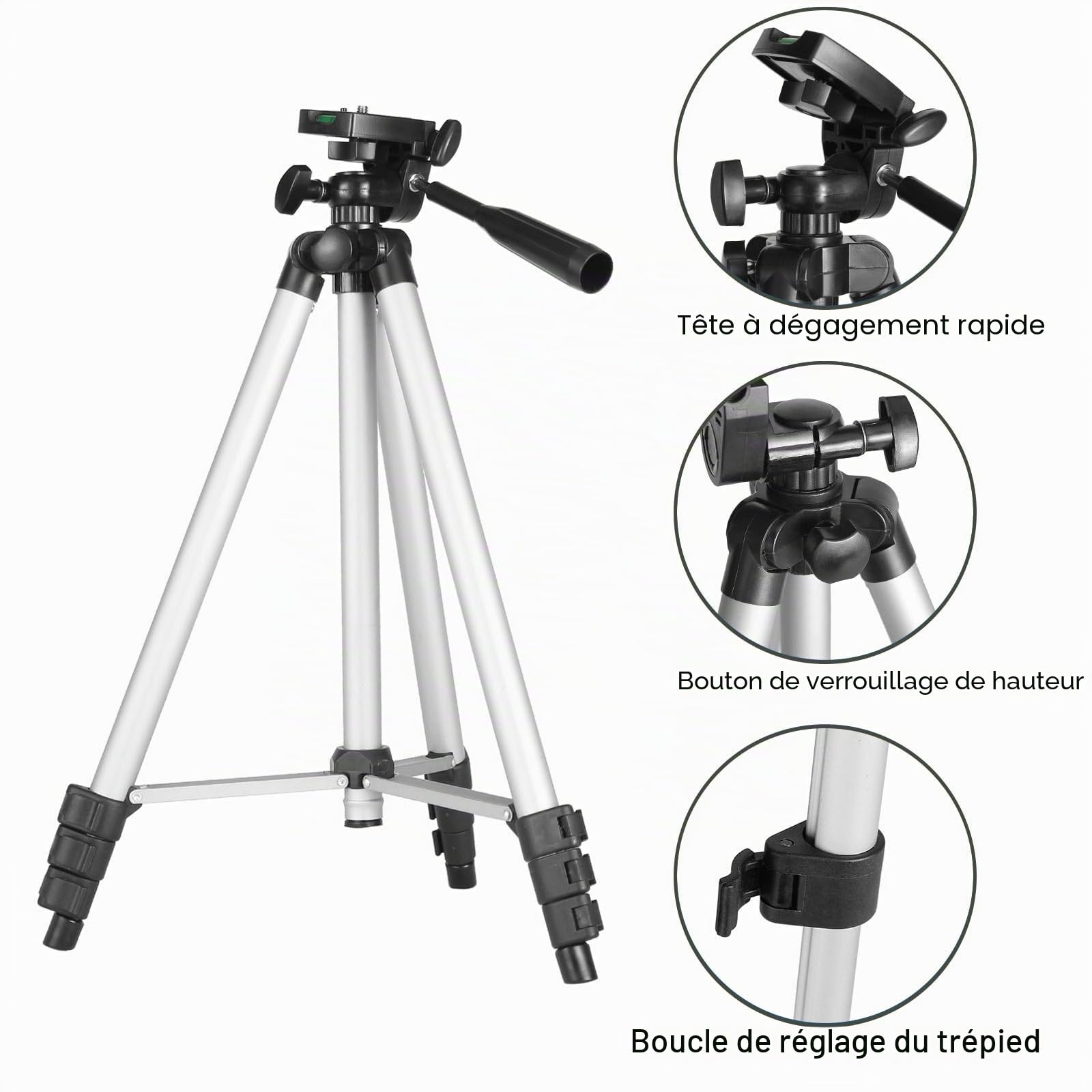 Télescope pour Adultes débutants, Ouverture 70 mm 400 mm AZ Mount Full Multi-Couches Réfracteur Optique Portable Télescope de Voyage avec trépied Adaptateur téléphone (White)