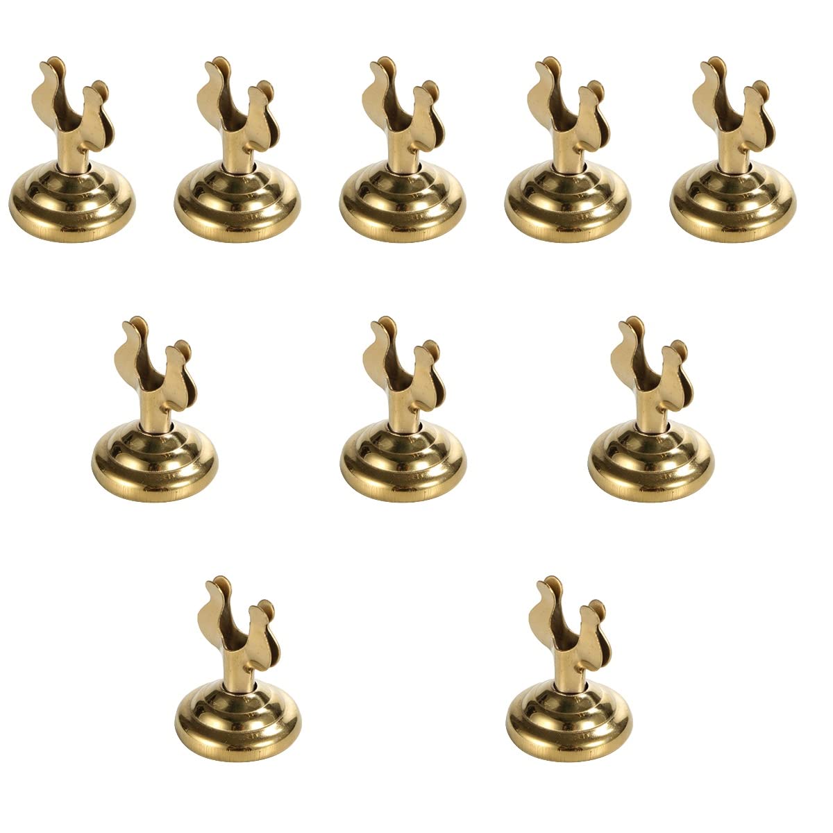 10 Piezas Soporte De Menú De Metal Números De Mesa Soporte De Soporte Titular De Navidad Soporte De Exhibición De Número De Mesa Soporte Para Clips De Fotos Lugar Alimento Nota