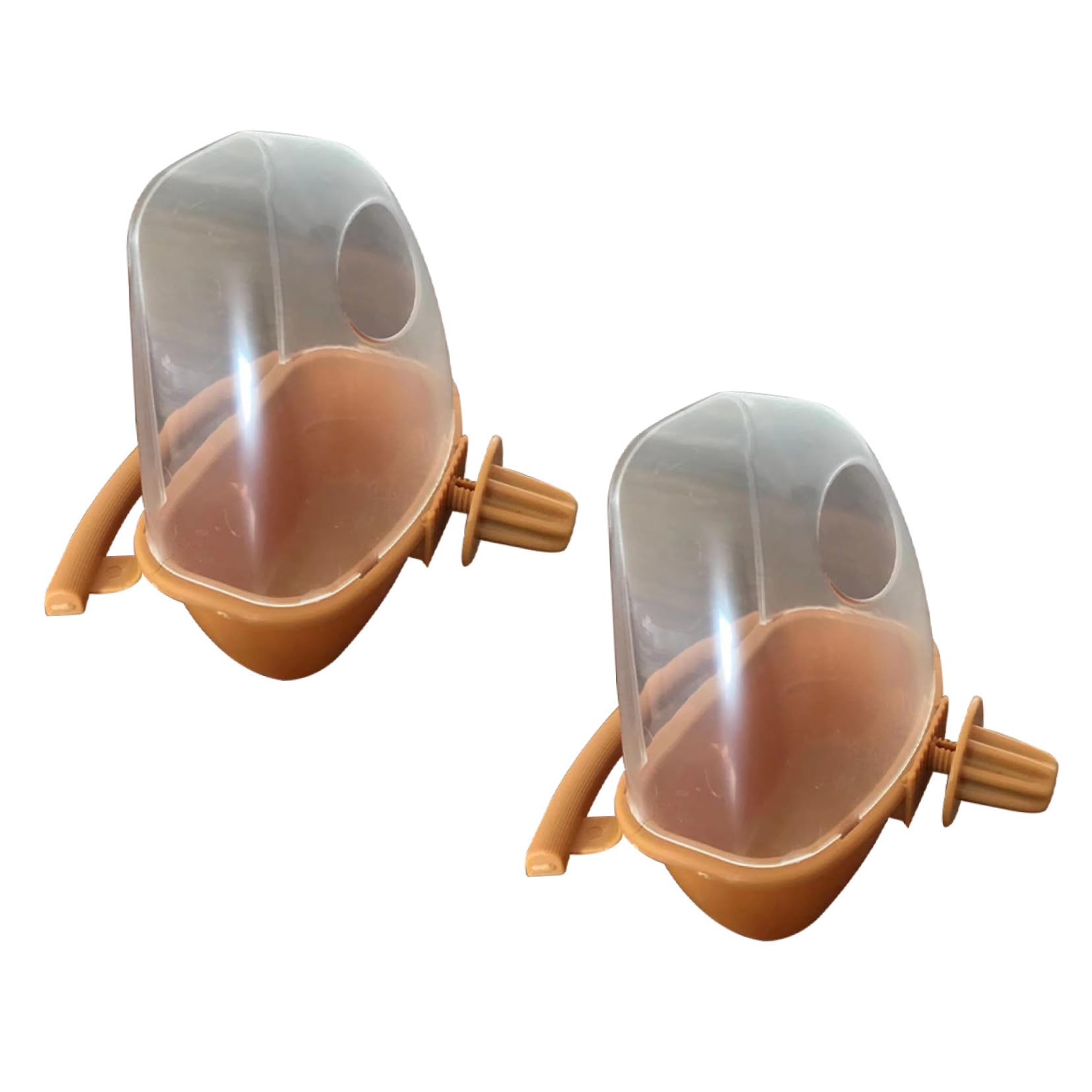 VANZACK 3 Set Di Mangiatoie Per Pappagalli Mangiatoie Per Uccelli Scatole Per Cibo Ciotole Per Pappagalli Design Facile Da Riempire 2 Pezzi * 3