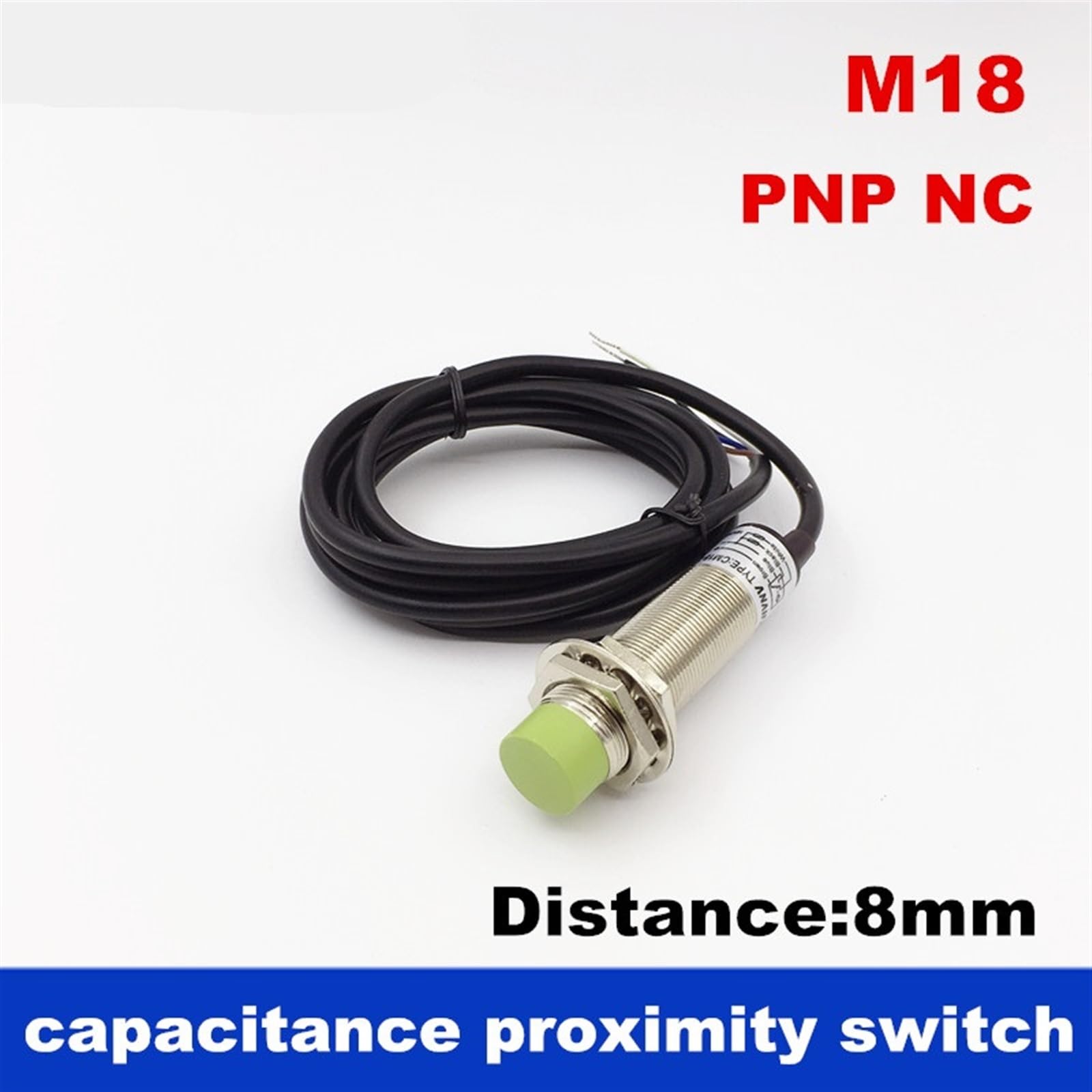 CM18-3008PB Kapazitiver Näherungsschalter 3-Leiter DC PNP NC