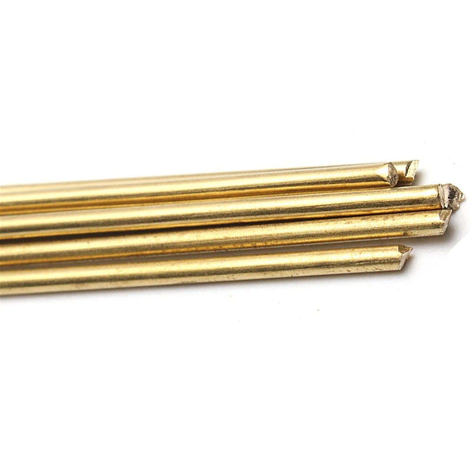 Alambre de Soldadura Electrodo Cubierto de latón Varilla de Soldadura de Aluminio y Metal de Baja Temperatura, 6 uds., Utilizada for soldar Entre Cobre y Hierro