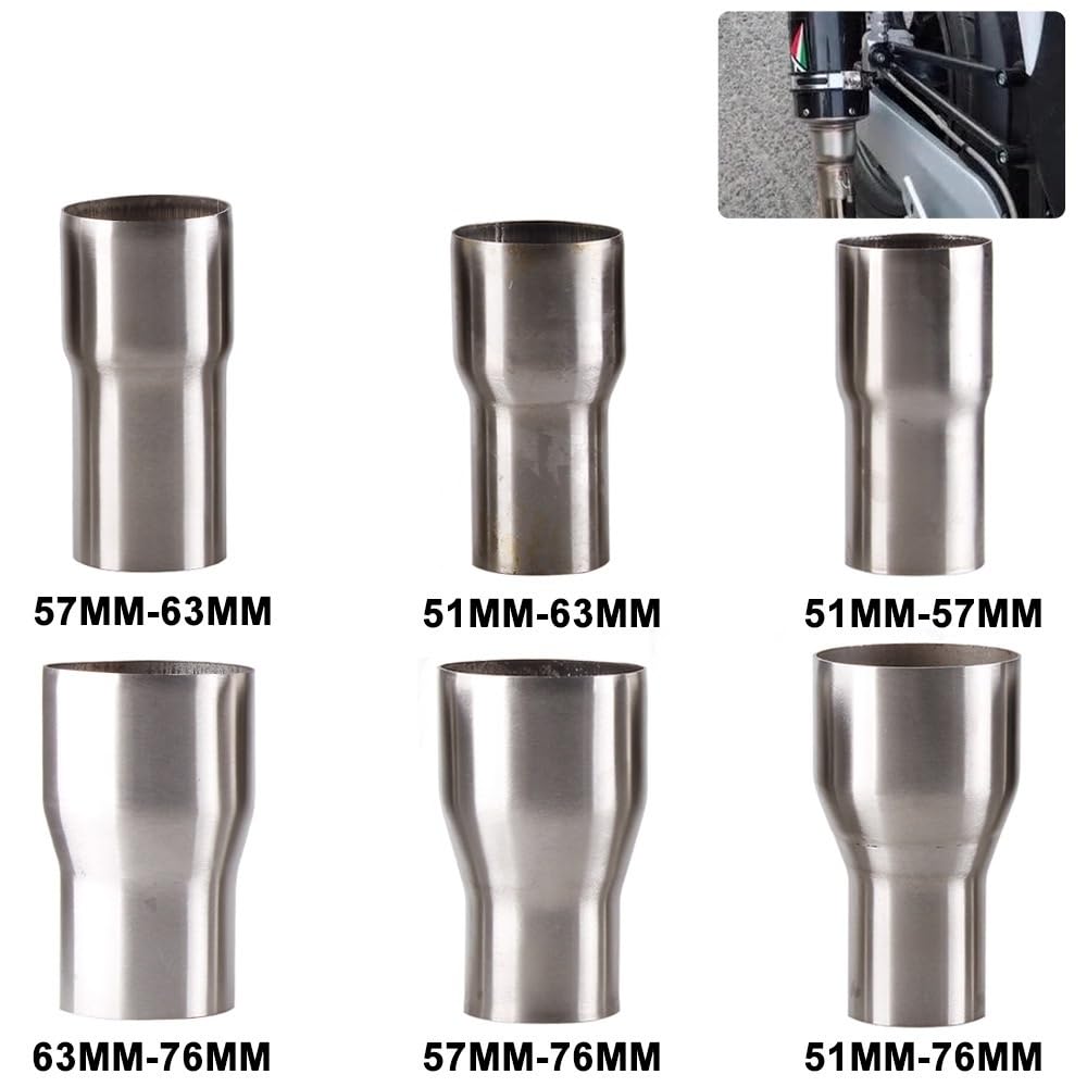 Tubo di Scarico in Acciaio Inossidabile scarico i Tubo connettore riduttore di scarico Per auto da 2 "2,2",5" 3"