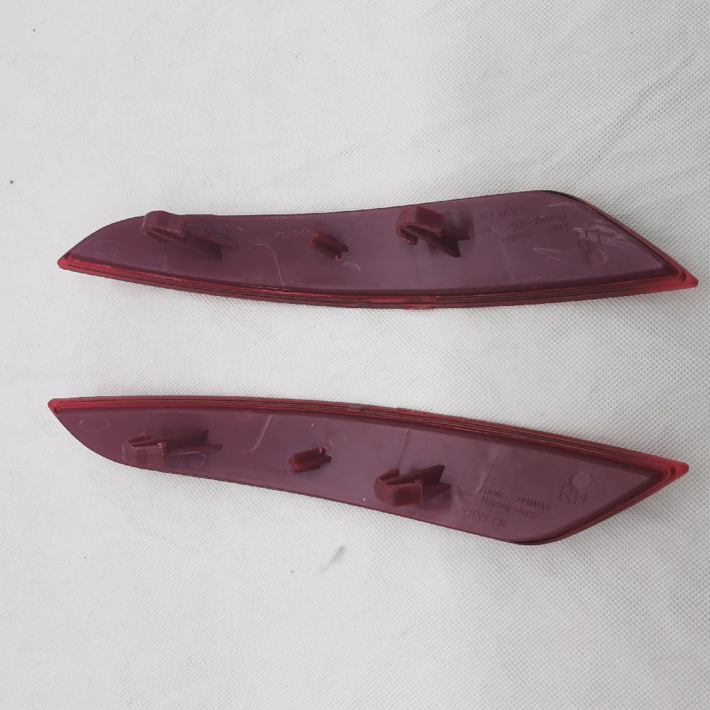 CNWagner 5KD945105A Rear Bumper Reflector Light Set for MK6, 2009-2013, Red Corner Stickers, 2-Piece 5KD945106A