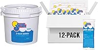 Vista 13 de In The Swim Shock para piscina – Sanitizante granular al 68% de hipoclorito de calcio para agua cristalina – Defiende contra bacterias, algas