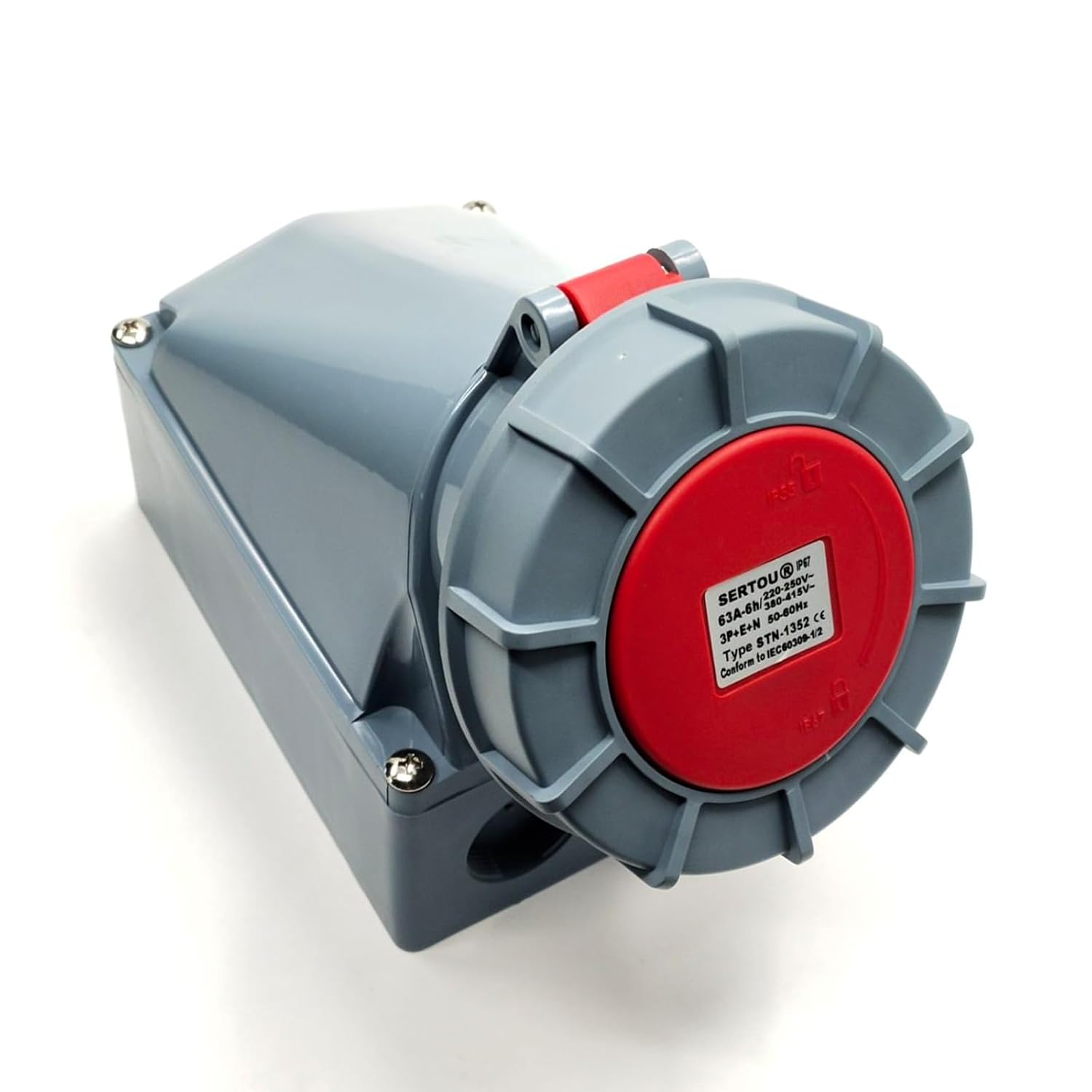 IEC60309 Waterproof CEE Industrial Connector Socket 5Pin 63A 380V-415V 3P+E+N IP67