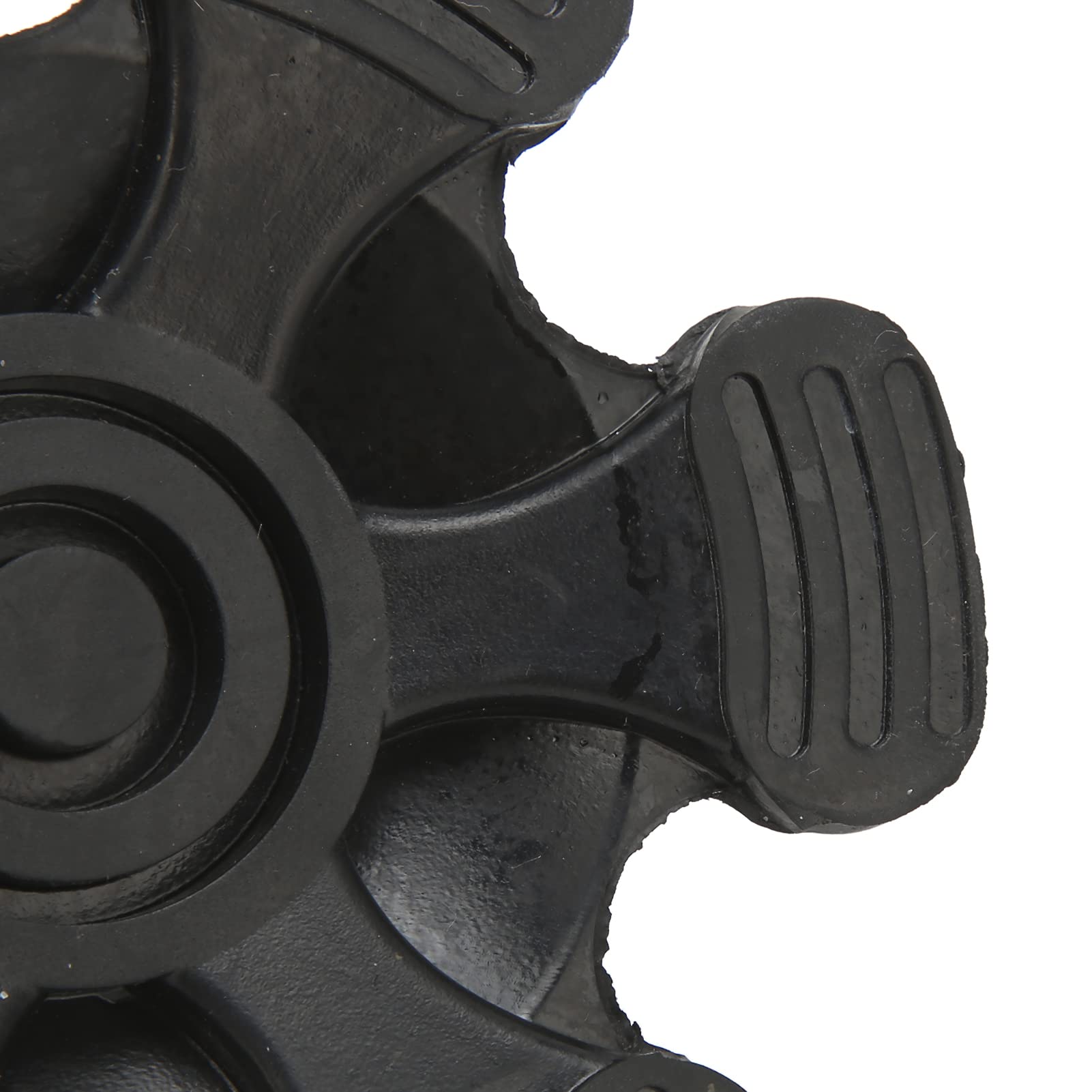 Punte per Canna, 6 Pilastri Design 19mm Tappetino per Bastone Passeggio Antiscivolo, Punte per Stampelle in Gomma Treppiede Punta del Piede per Bastone Passeggio Bastone Tiro