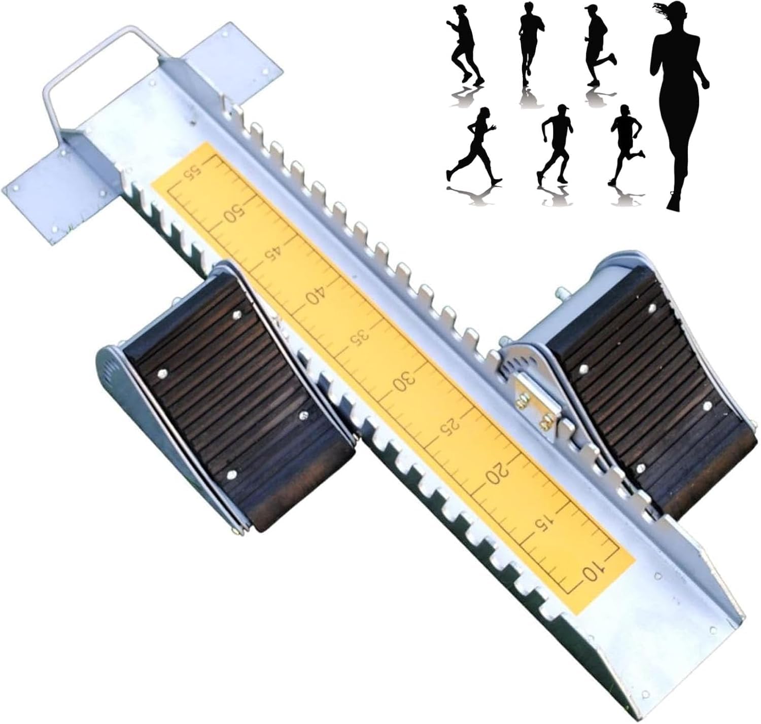 Einstellbarer Startblock für Leichtathletik-Training, multifunktionales Design für sportliche Aktivitäten im Freien