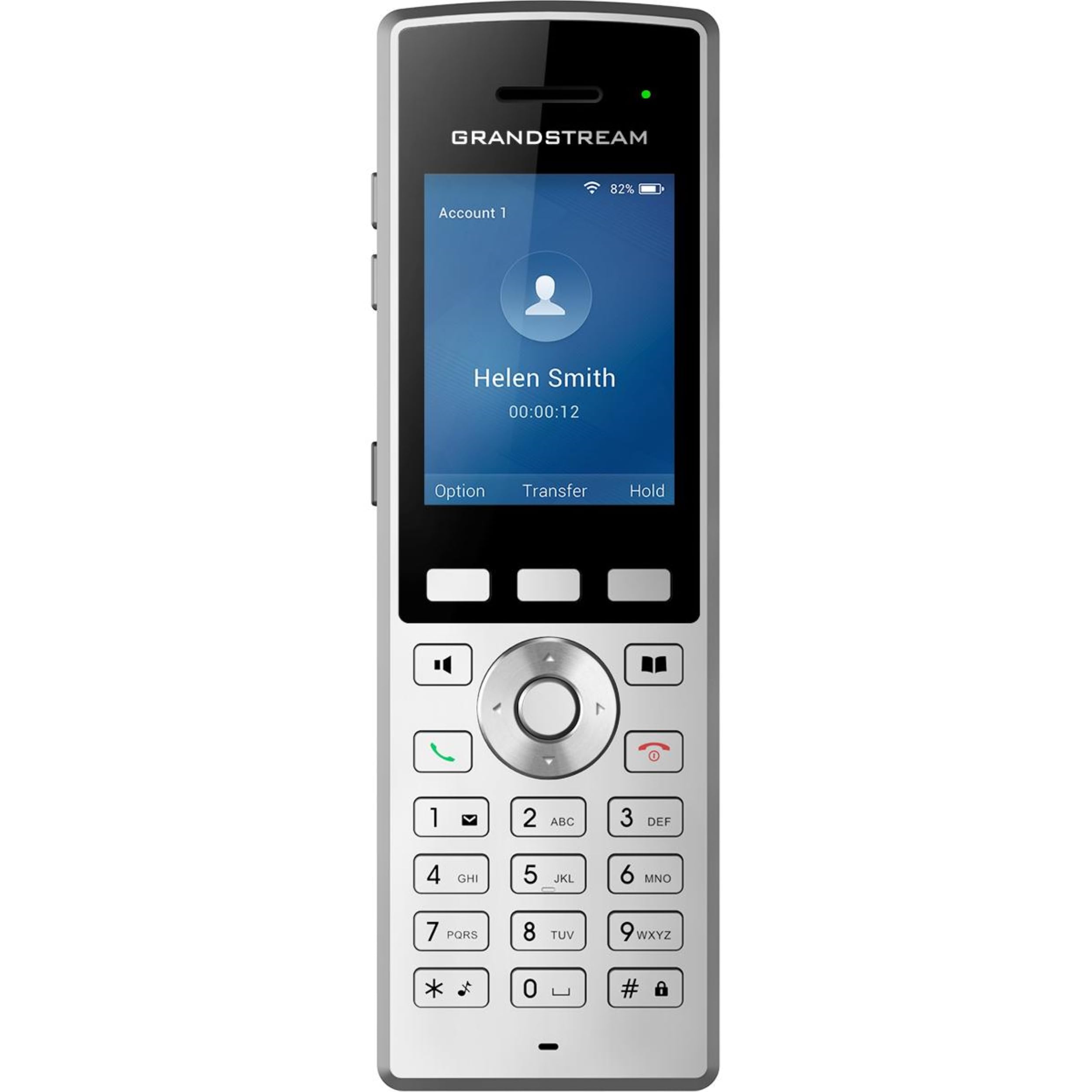 Grandstream Networks WP822 The Wp822 is A Business-Grade Cordless Wi-fi Phone That Comes Equipped with Inte